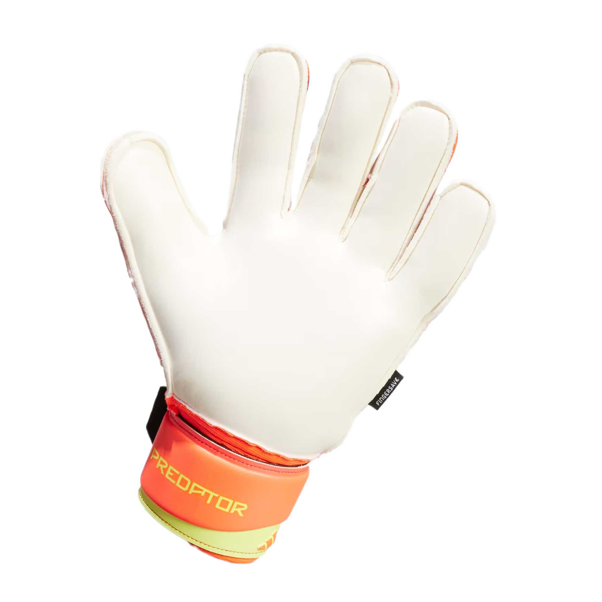 adidas Men's Predator Match Fingersave Goalkeeper Gloves Black/Orange/White、mySite、bottomscart