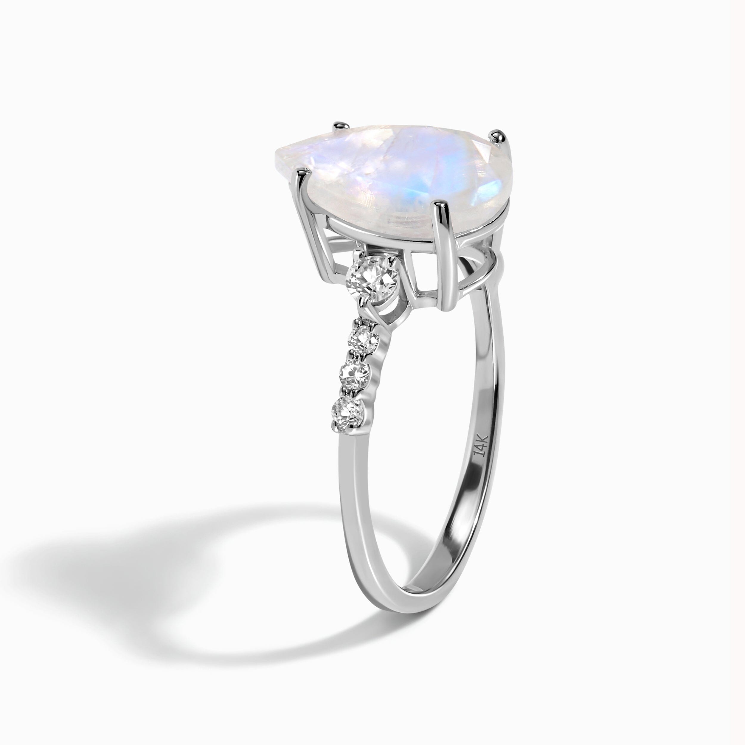 Moonstone Lab Diamond Ring - Queen Of Lustre、mySite、hinf8tx79