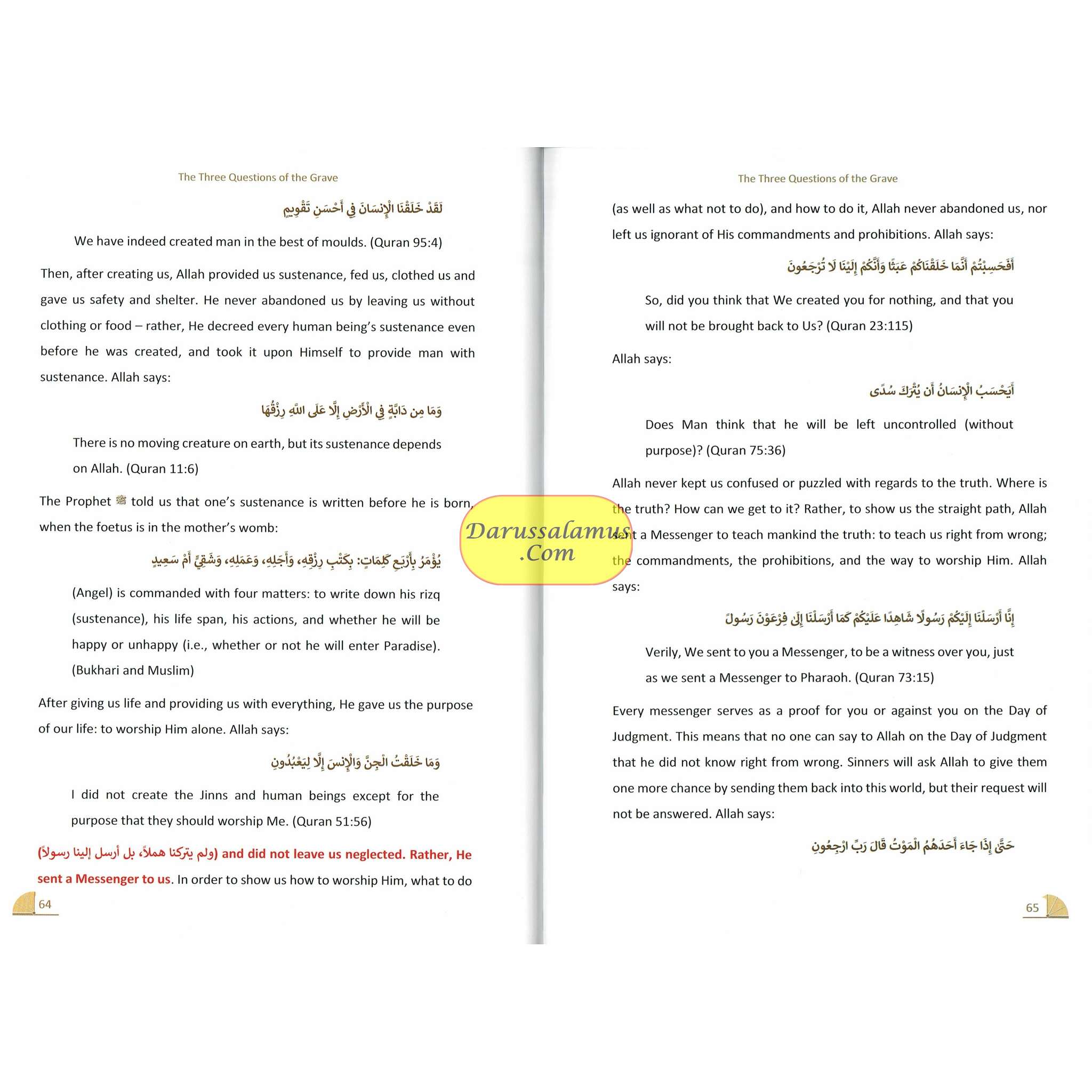 A Commentary on The Three Questions Of The Grave By Shaikh Muhammad Ibn Abdul Wahhab R.A、mySite、topwebapps