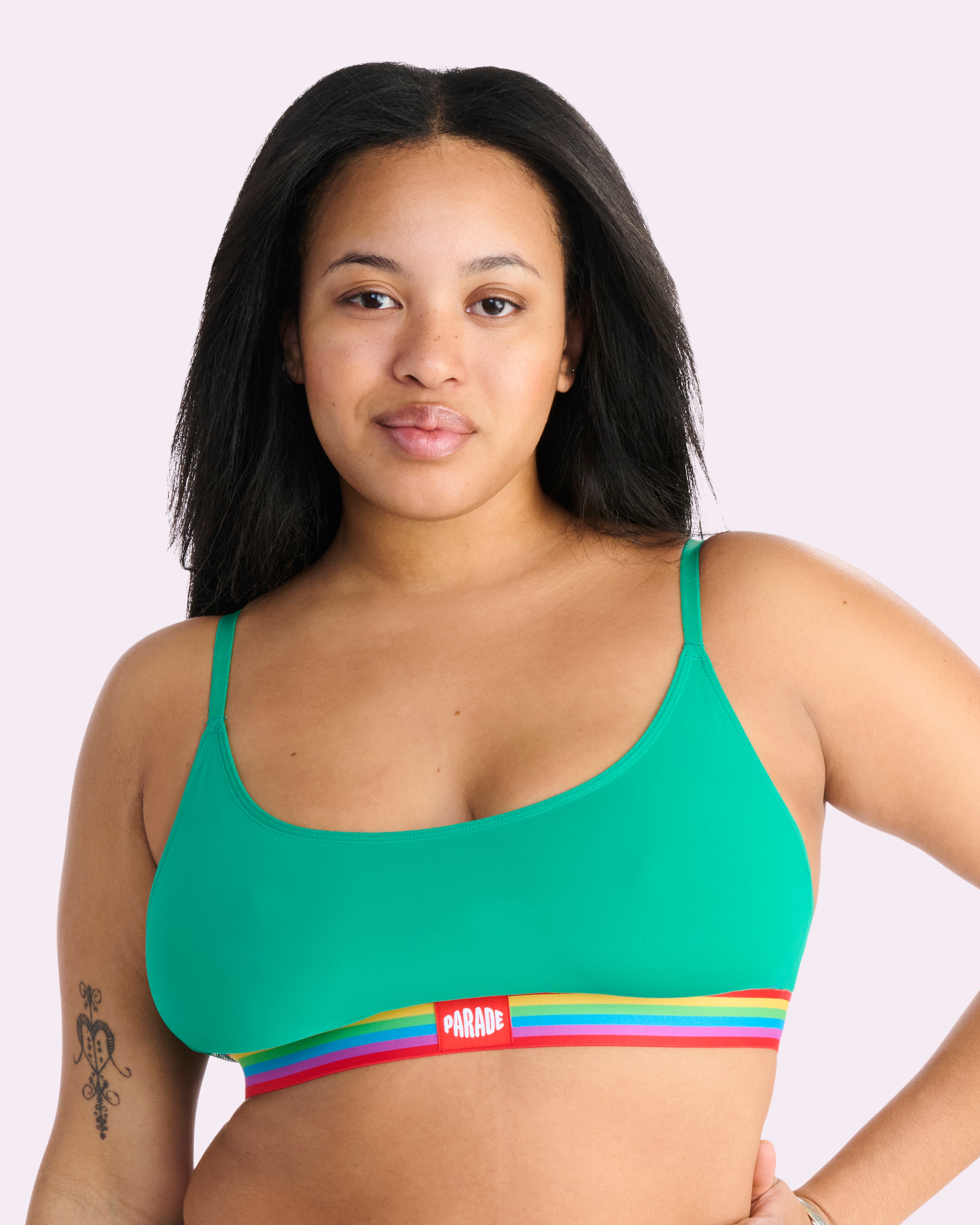 Re:Play New Scoop Bralette | Ultra-Soft Re:Play (Golf Green)、mySite、bengalsvssteelers