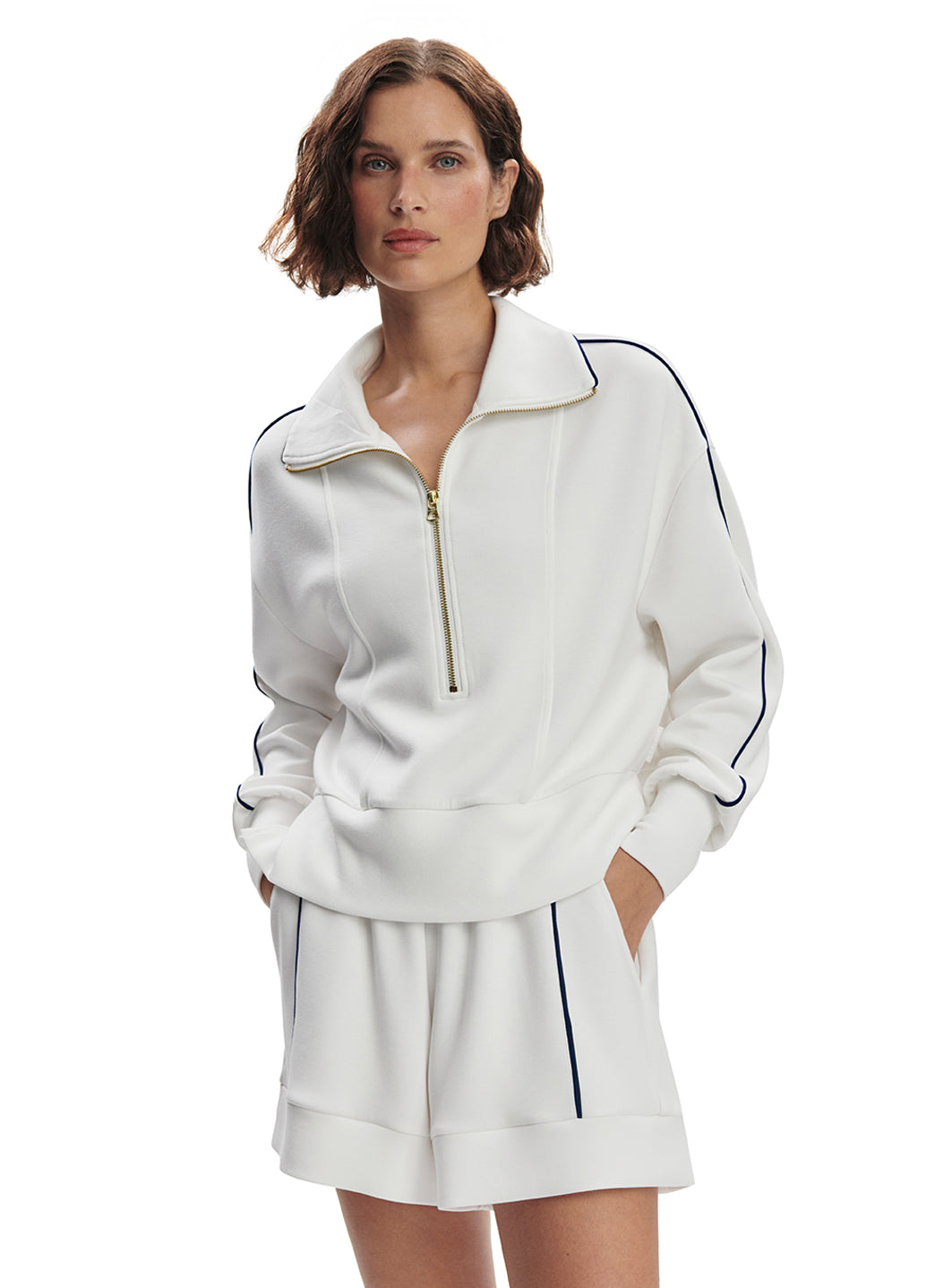 Varley Davenport Half Zip Sweater、mySite、noshort