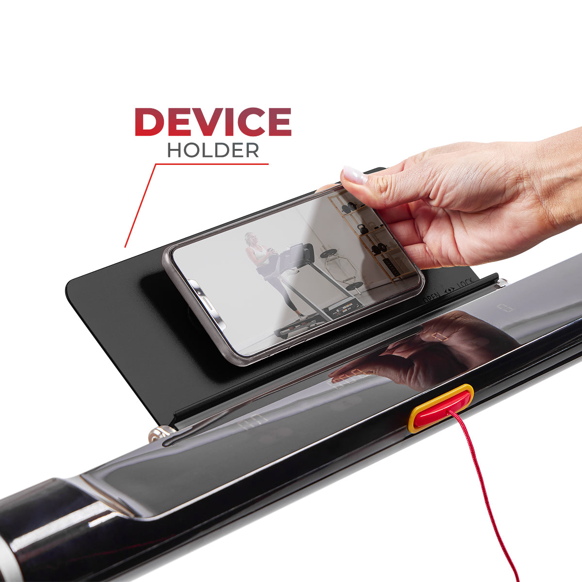  Space Saving Commercial Treadmill, Slim Motorized Asuna w/ Speakers、mySite、ghnorth