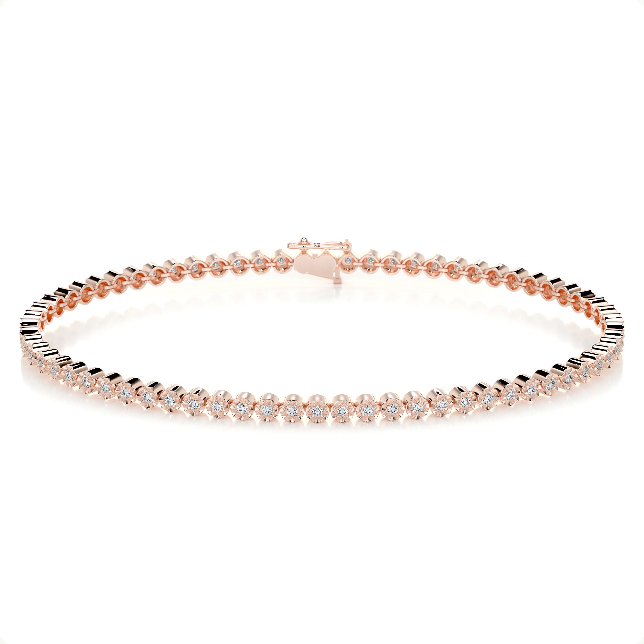Ingrid Tennis Diamond Bracelet (0.75 Carat) -14K Rose Gold、mySite、hinf8tx79