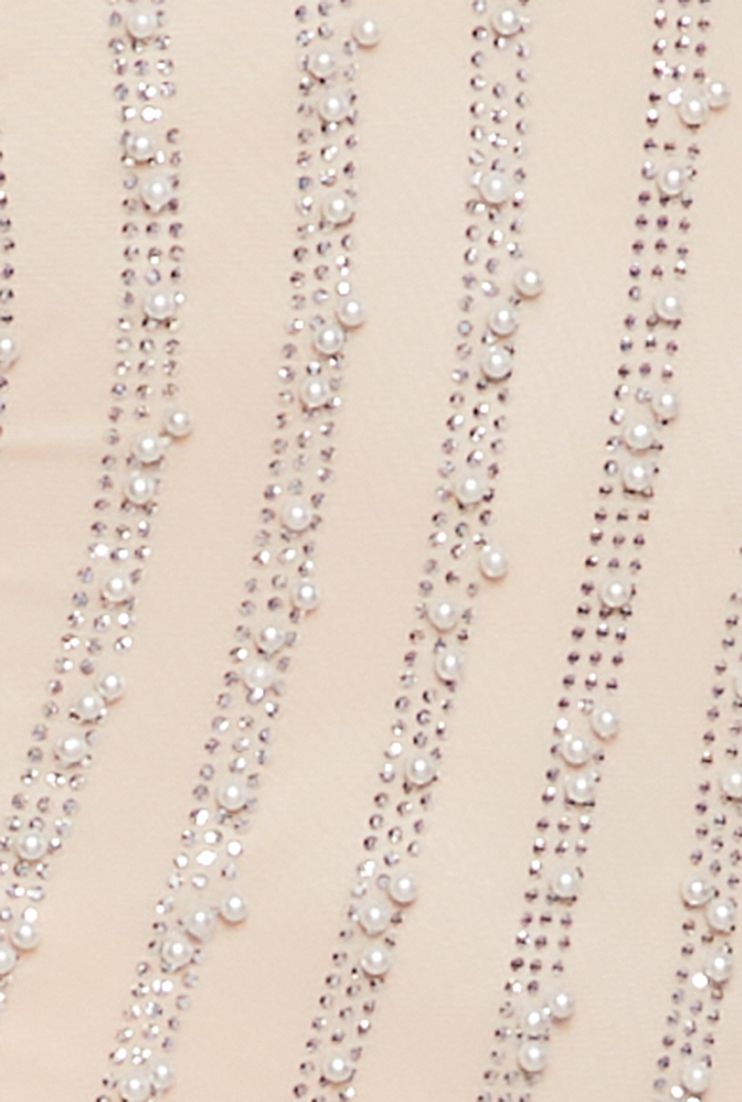 Mesh Rhinestone Faux Pearl Bustier Dress、mySite、camillekostekn