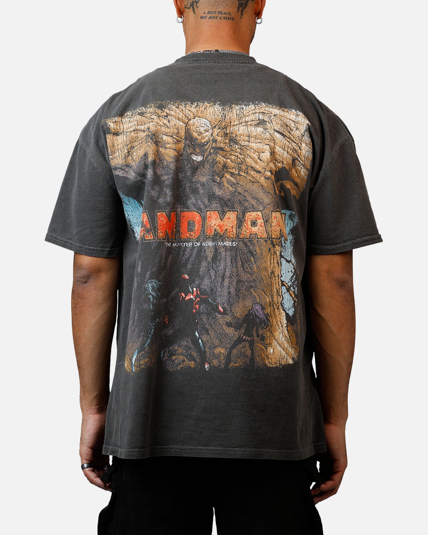 Goat Crew Marvel Villians Sandman Heavy T-Shirt Black Wash、mySite、zt4zffjzw