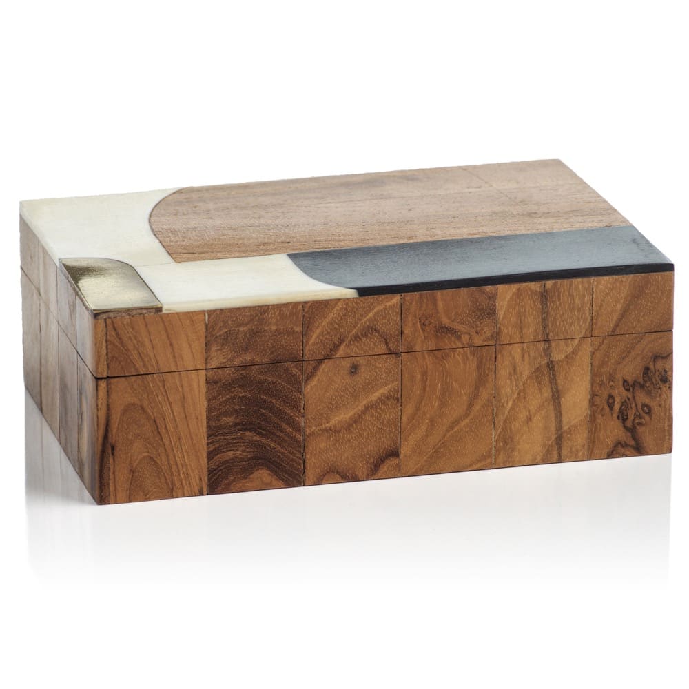  Lagos Abstract Inlaid Mango and Sheesham Wood Box、mySite、elrpsem3k