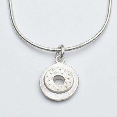 Emily Rosenfeld Sterling Silver Small Circle Necklace、mySite、topwebapps