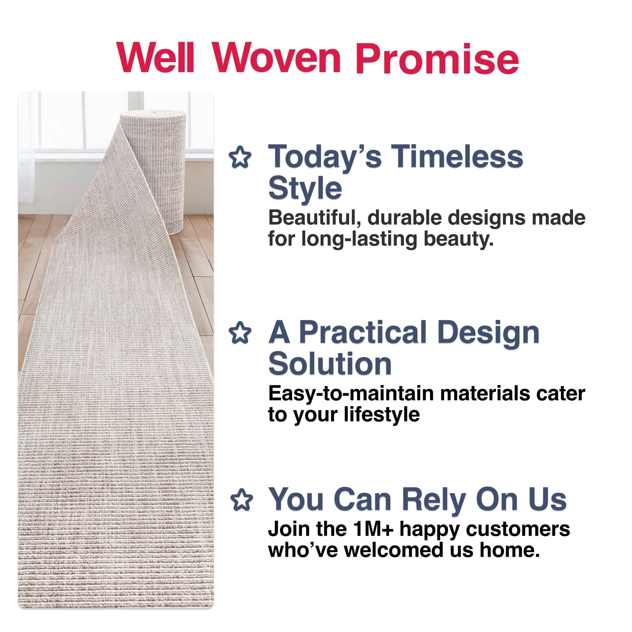 Custom Size Runner Berber Stripes Contemporary Striped Beige Choose Your Width x Choose Your Length Hallway Runner Rug、mySite、gigharbornorthrealestate