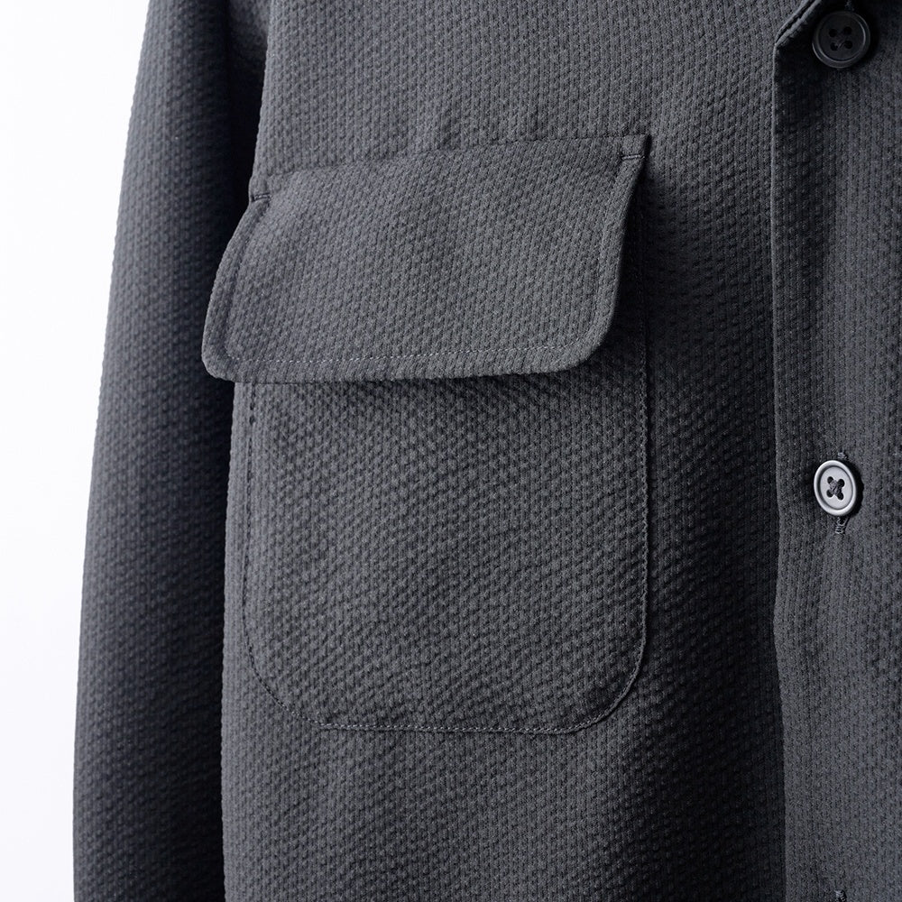  Men's Breathable Seersucker Shirt Jacket、mySite、sugarbowlscore