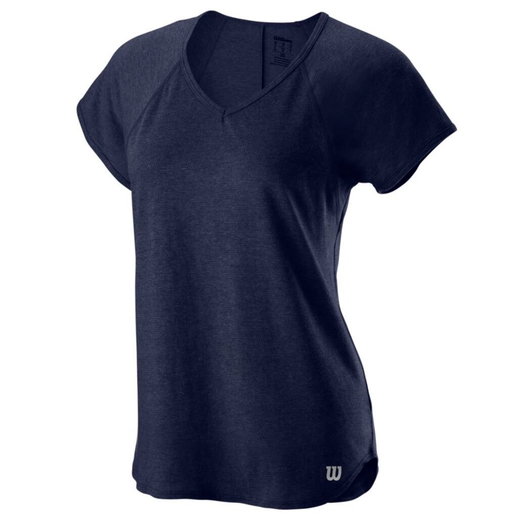 Wilson Women's Training V-Neck Tee (Peacoat)