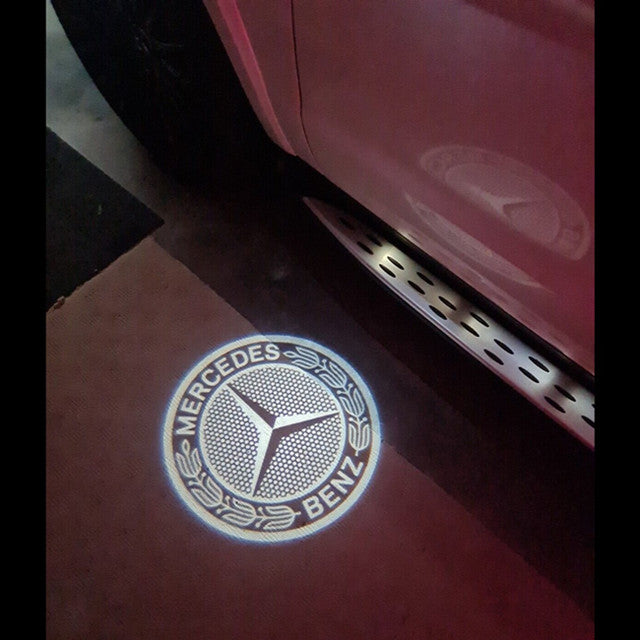 2x Mercedes-Benz Triangle MIRROR LIGHT (PLUG&PLAY) 4 logos、mySite、nflplayoffbracketp