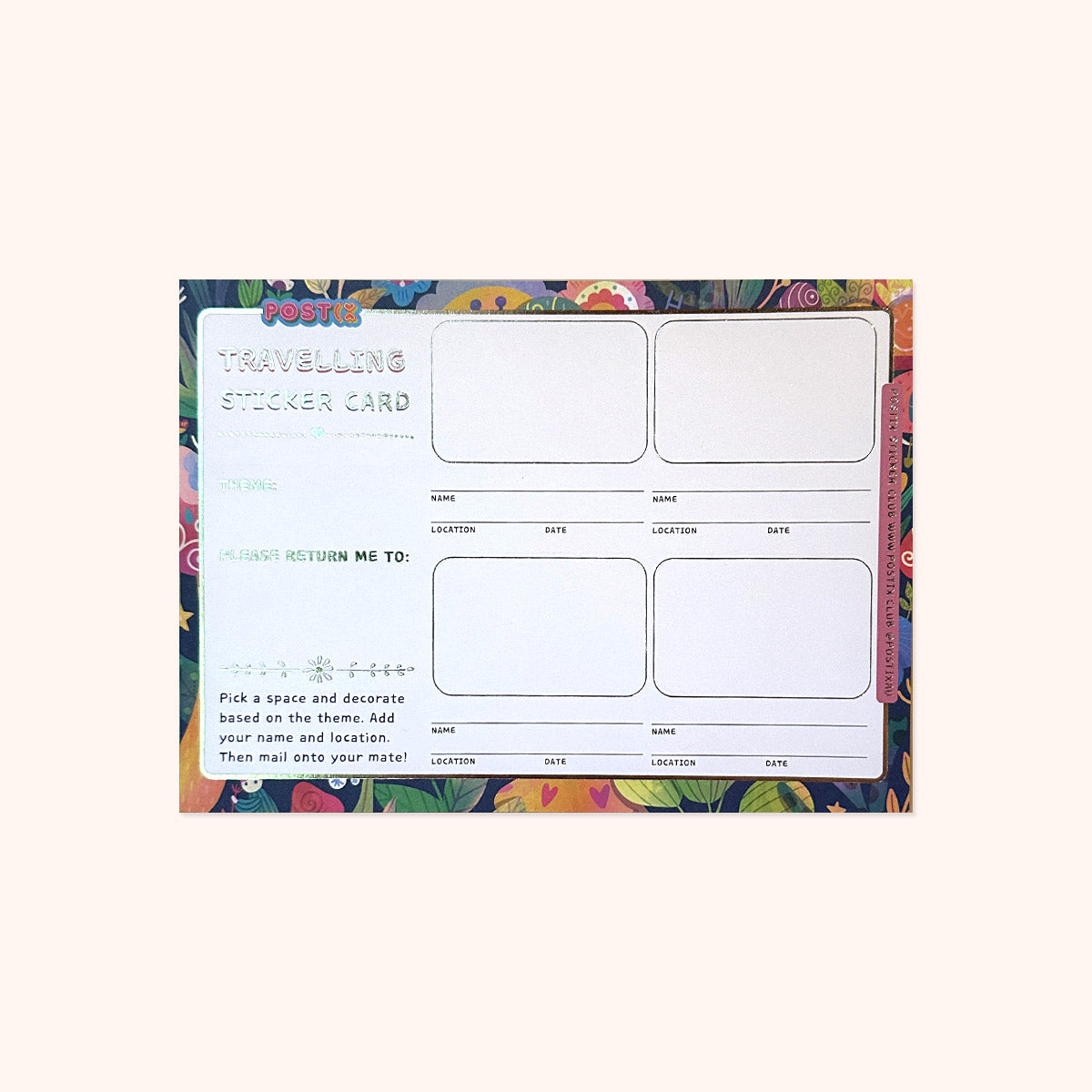  Magic Garden Travelling Sticker Card 5 Pack、mySite、ghnorth