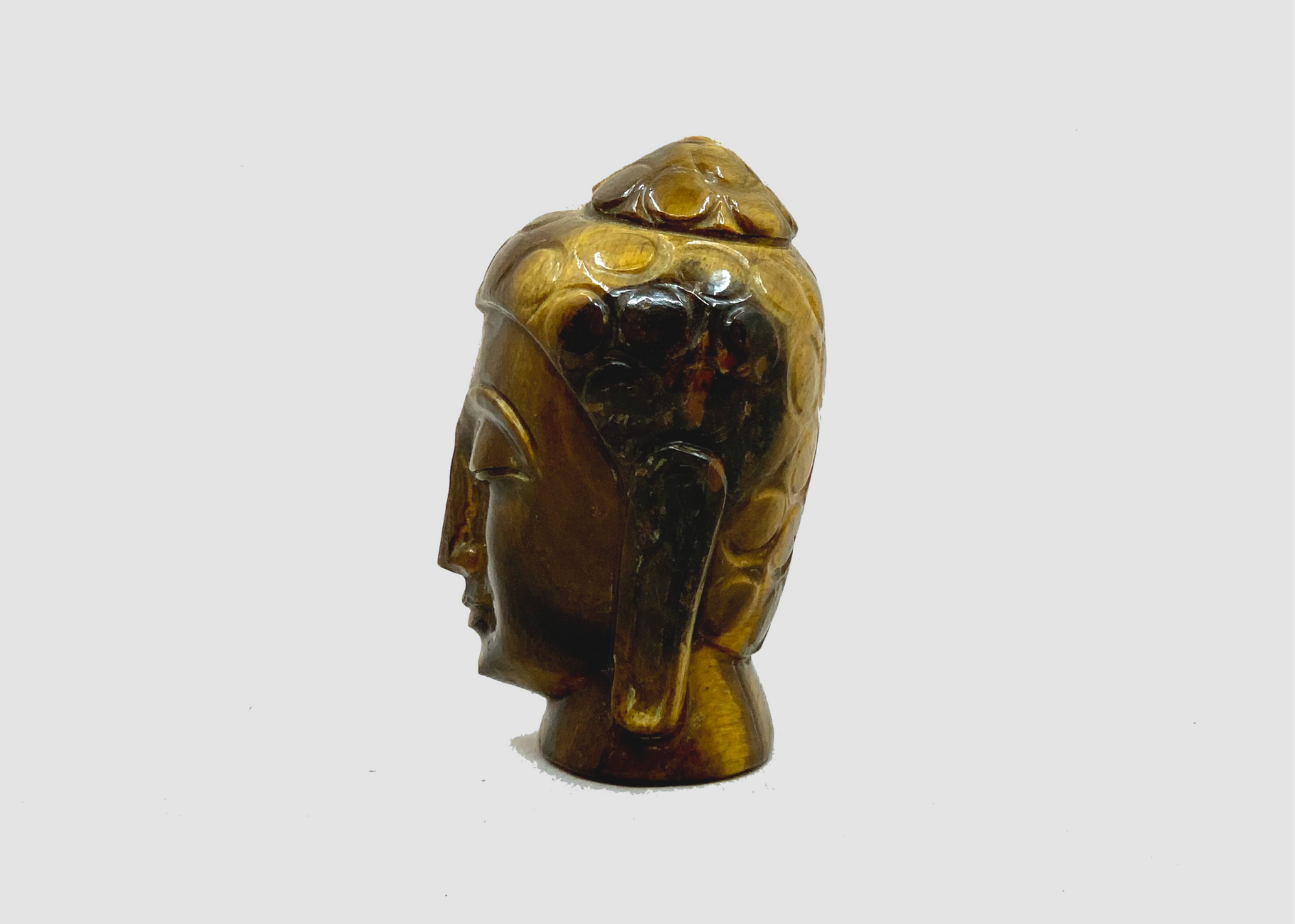 Buddha Head - Tiger Eye (7cm)、mySite、topwebapps