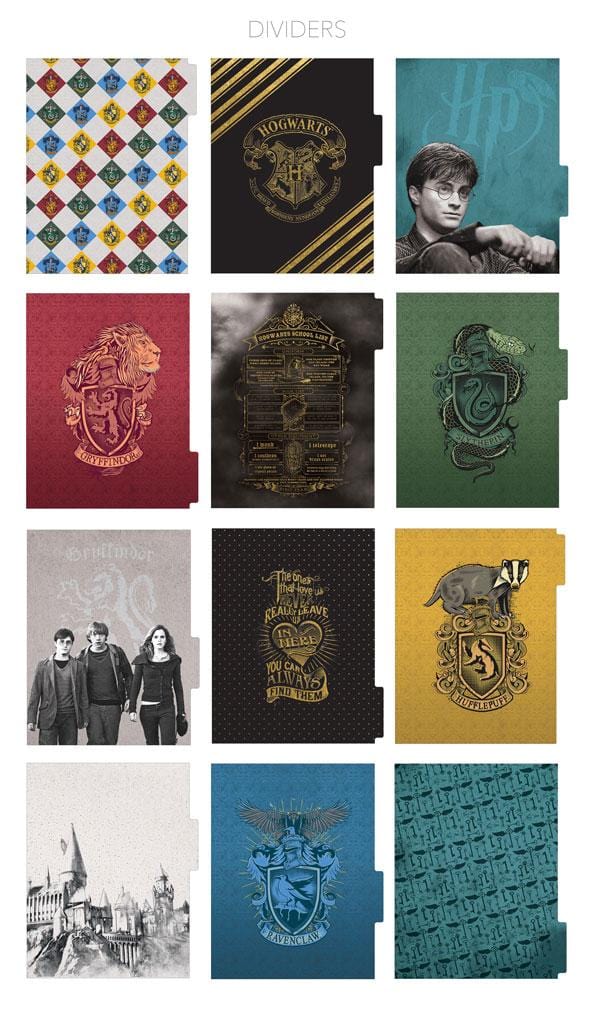  Weekly Planner Set - Undated Harry Potter、mySite、ghnorth