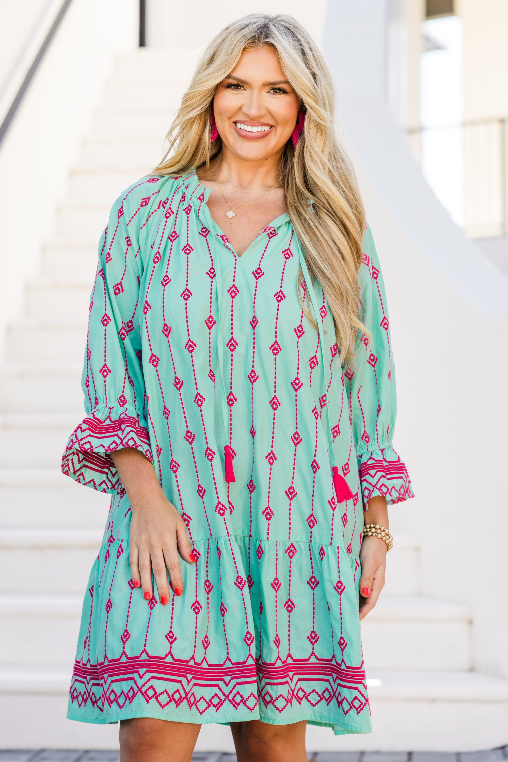  Grateful Life Dress, Teal、mySite、justintrudeaud