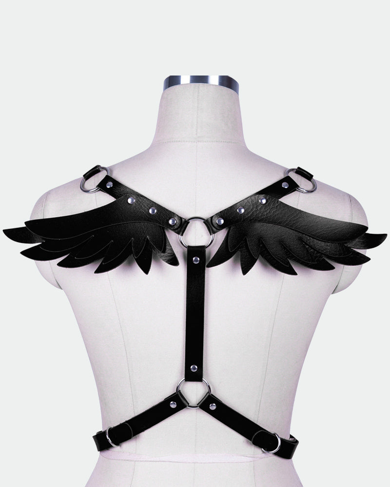 SM Supplies Stud Rhinestone Leather Wings、mySite、bengalsvssteelers