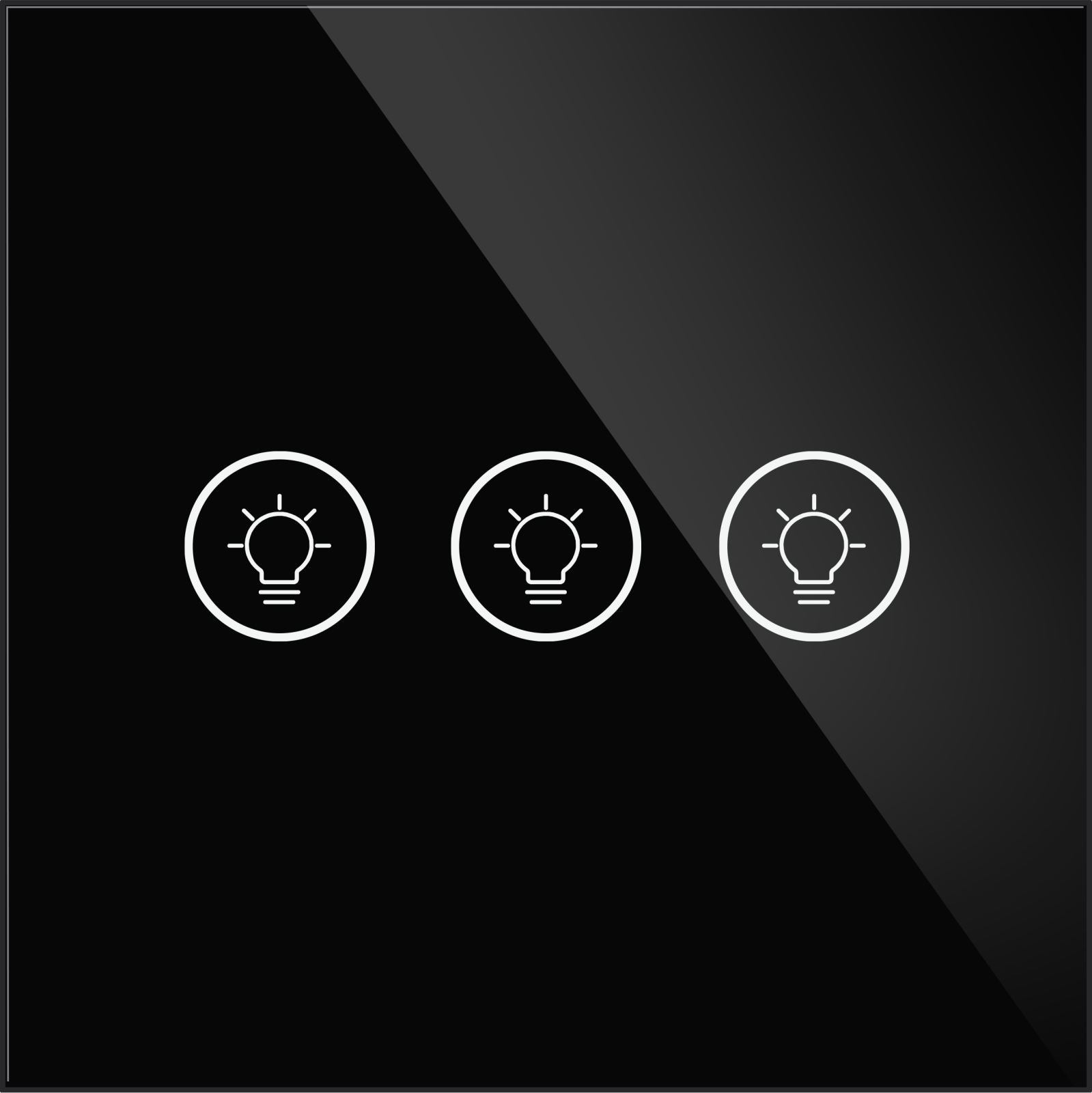 ZigBee Smart Multi-gang Light Dimmer Touch Switch Single Pole Neutral Wire Required EU、mySite、fannypackpong