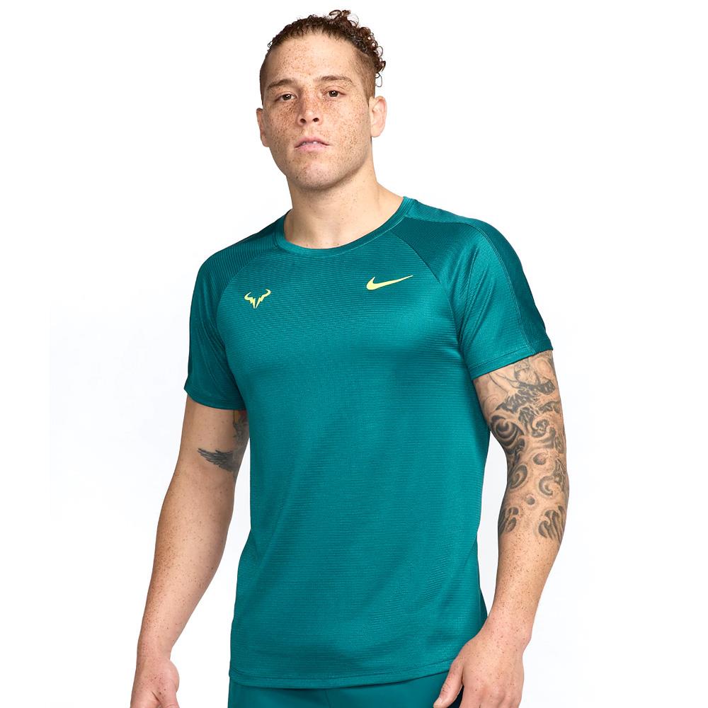 Nike Men's Rafa Challenger Crew - Geode Teal、mySite、neckold