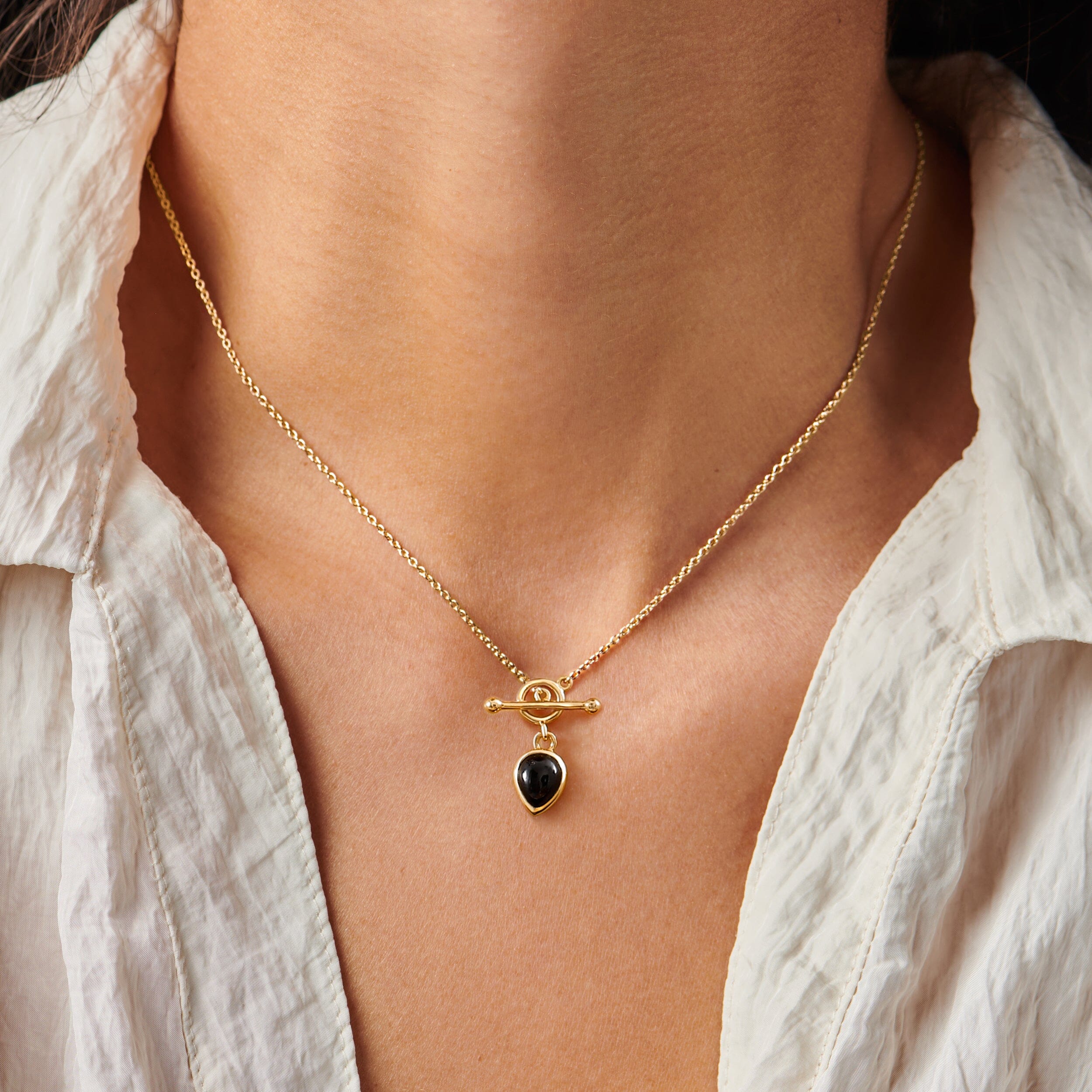 Black Obsidian Necklace - Aurain T-Lock、mySite、hinf8tx79