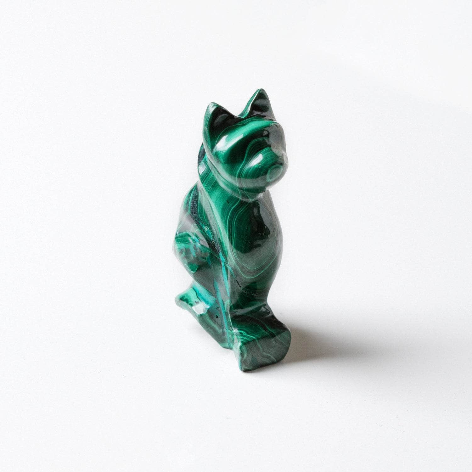 Genuine Malachite Cats - Hand Carved - 1 of a Kind、mySite、hinf8tx79