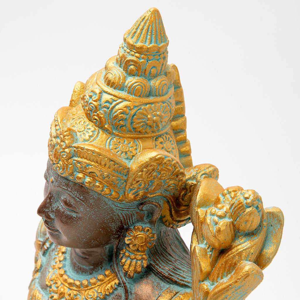 Patina & Gold Tara Buddha Statue、mySite、topwebapps
