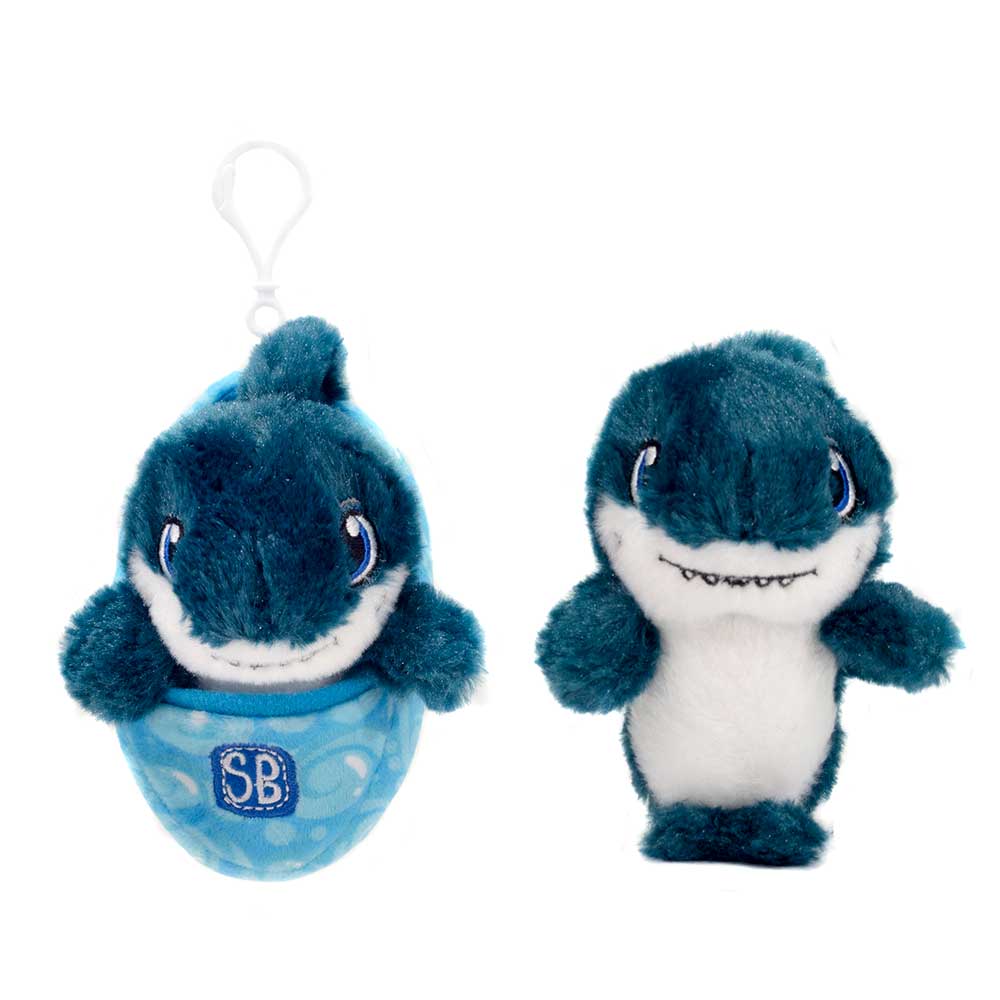SWADDLE BABIES KC - 4.5IN SHARK KEYCLIP、mySite、g9winljtr