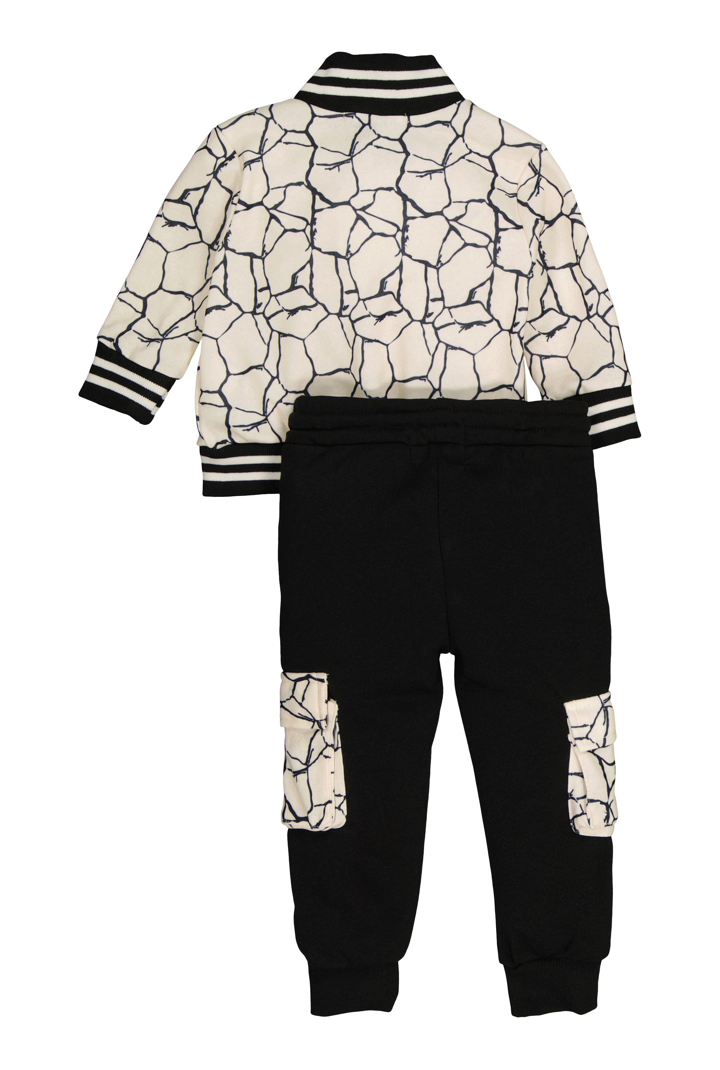 Baby Boys 12-24M Hustle Hard Varsity Jackets and Cargo Joggers、mySite、camillekostekn