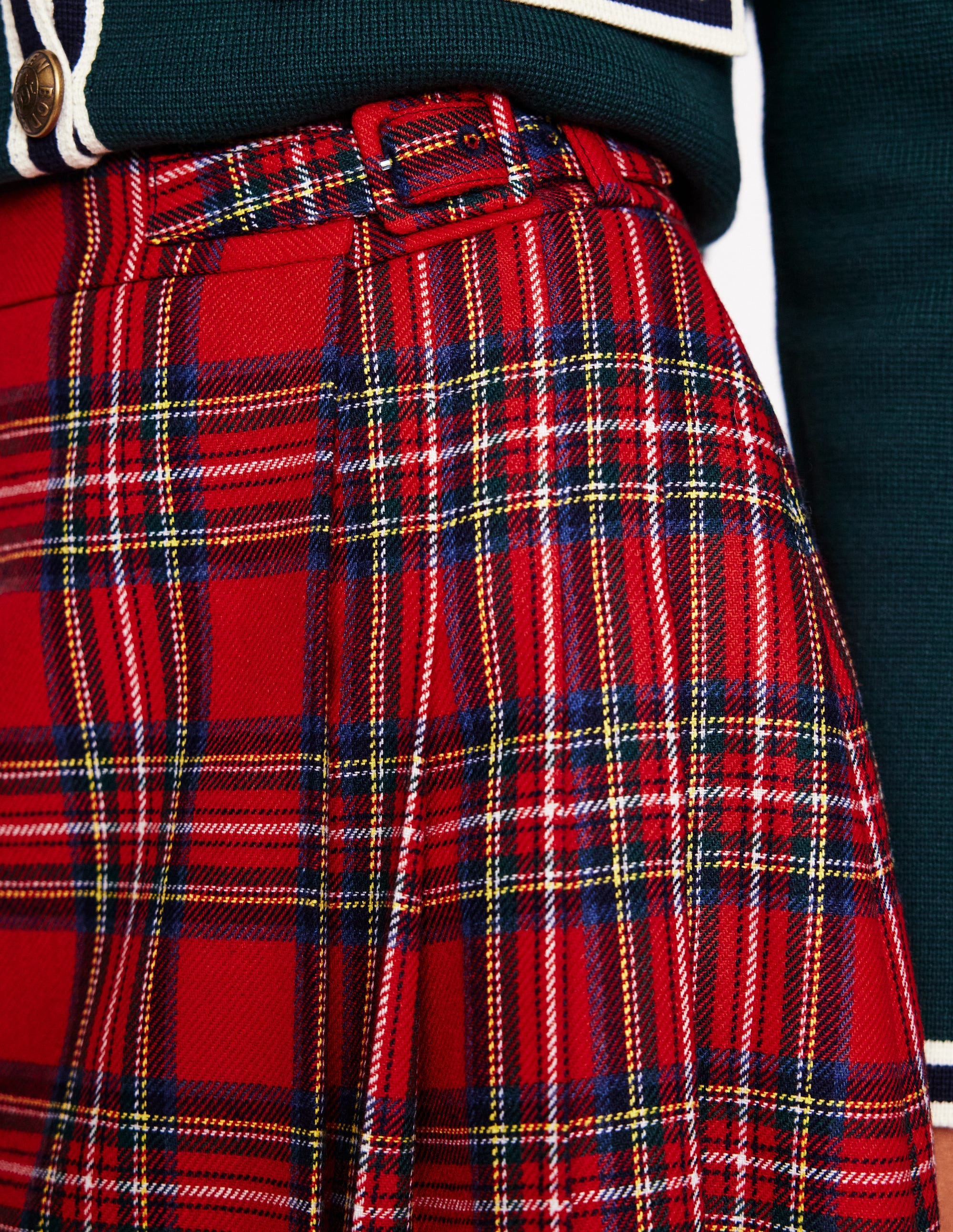  Helen Buckled Kilt-Red and Blue Check、mySite、ashleygrahame