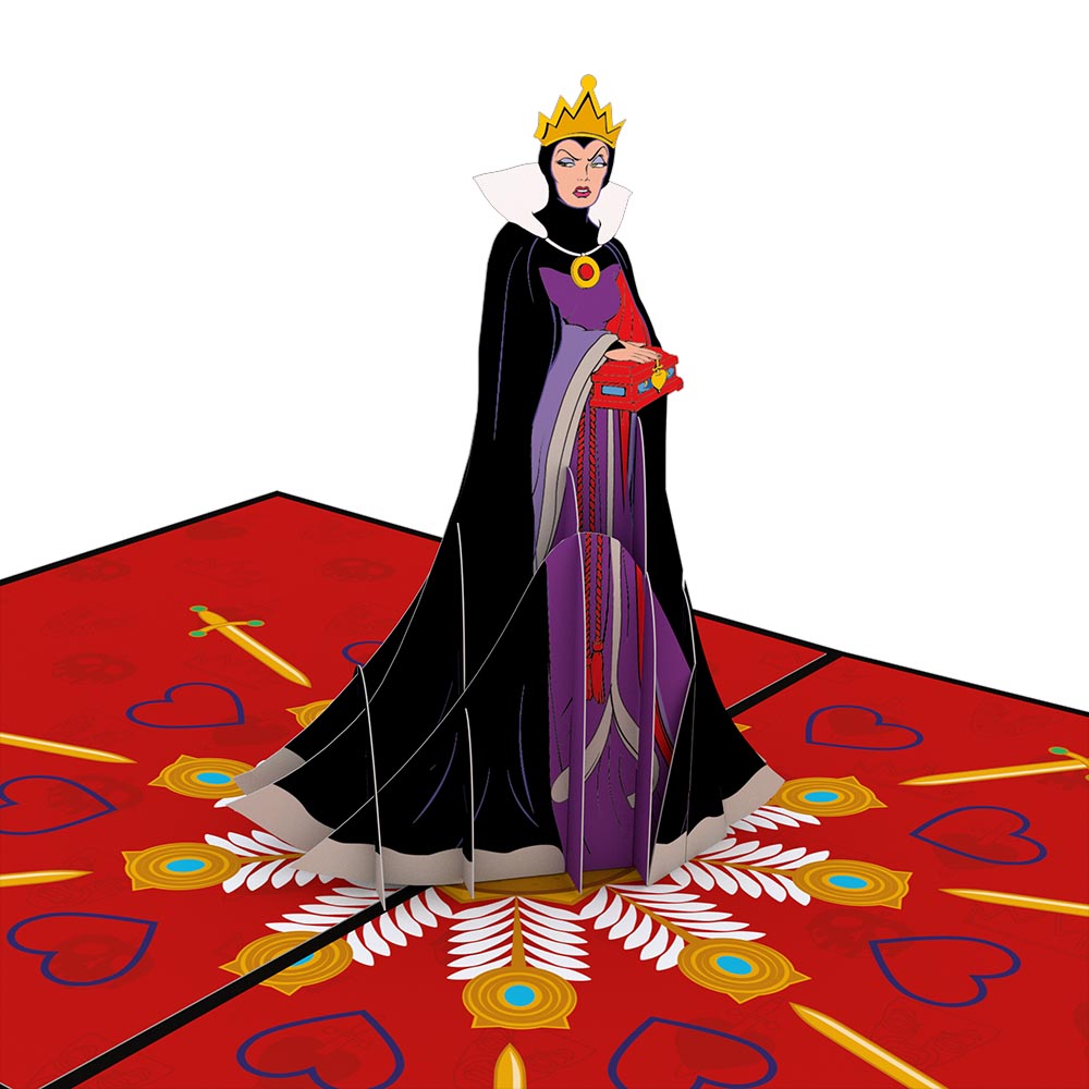 Disney Villains Evil Queen Villaintine Pop-Up Card、mySite、solidvoid