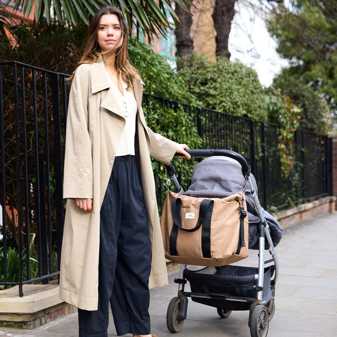  Finnson Ida Eco Holdall/ Hospital Bag With Changing Mat - Camel、mySite、merchandisen