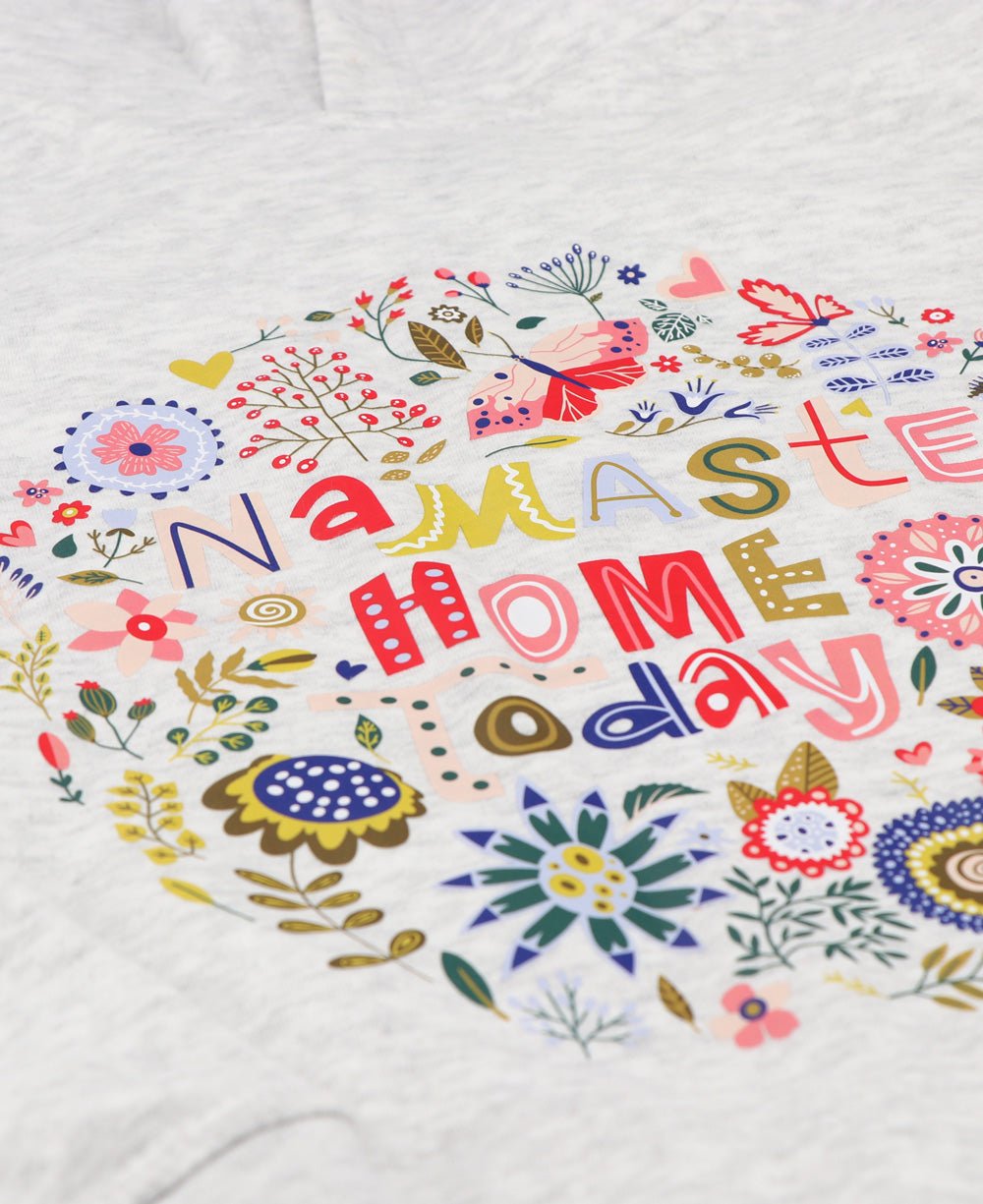 Namaste Home Today Women's Fleece Hooded Sweatshirt、mySite、topwebapps