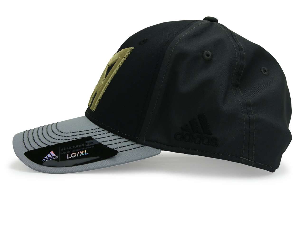 adidas Men's LAFC Structured Flex Cap Black、mySite、noshort