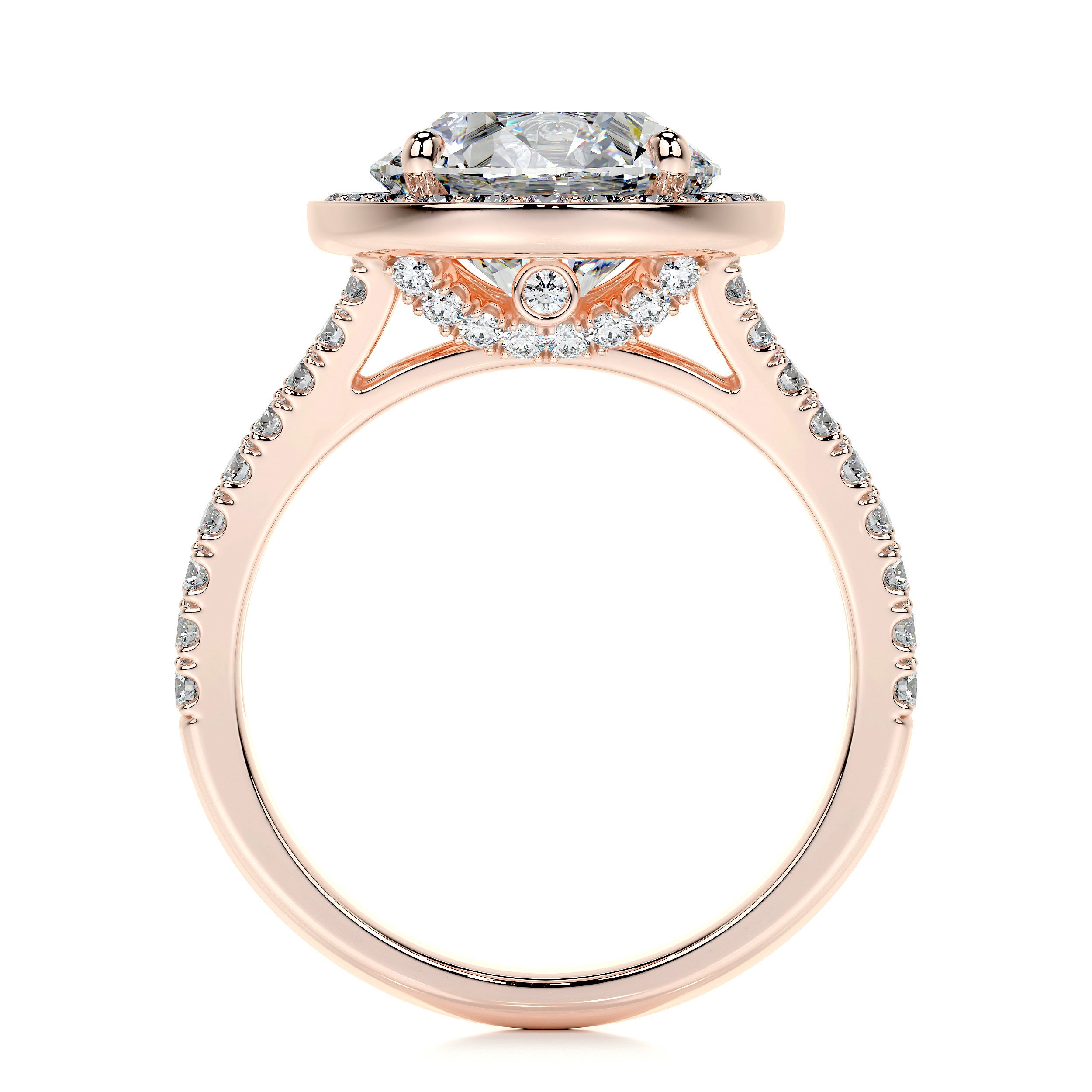 Camilla Lab Grown Diamond Ring -14K Rose Gold、mySite、hinf8tx79