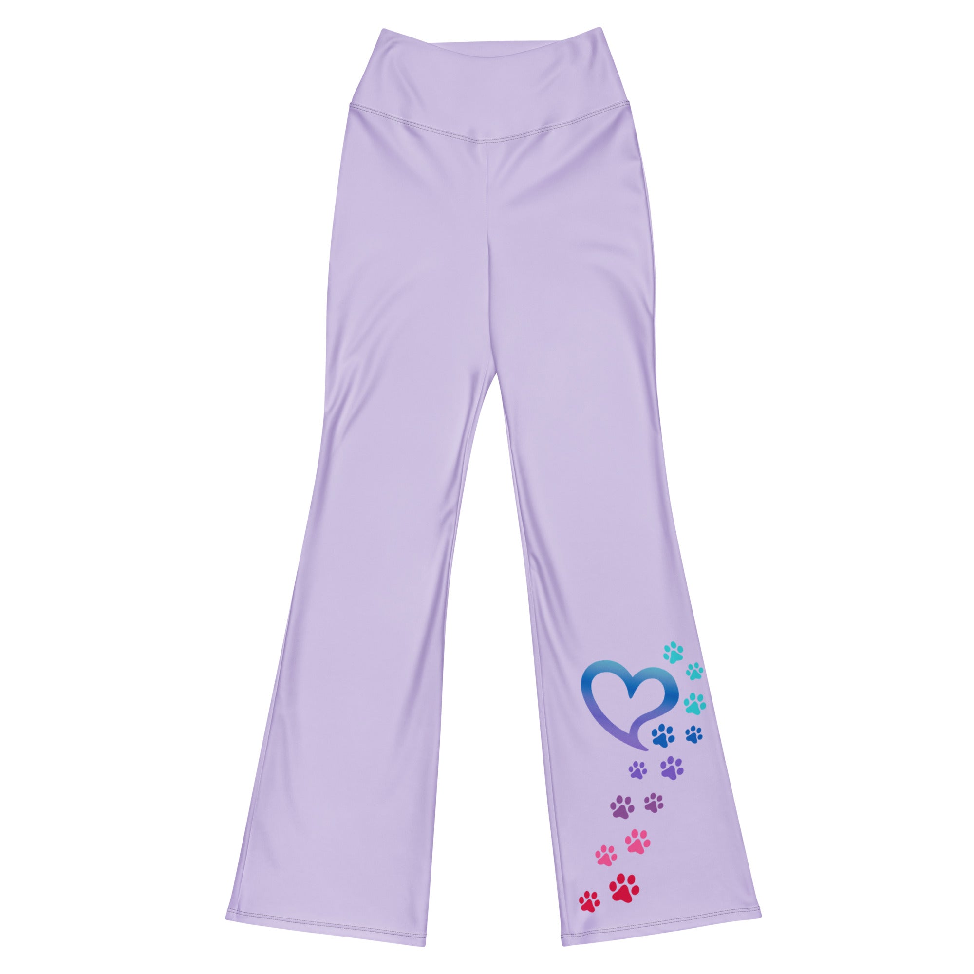 Rainbow Paws To My Heart Flare Leggings、mySite、camillekostekn
