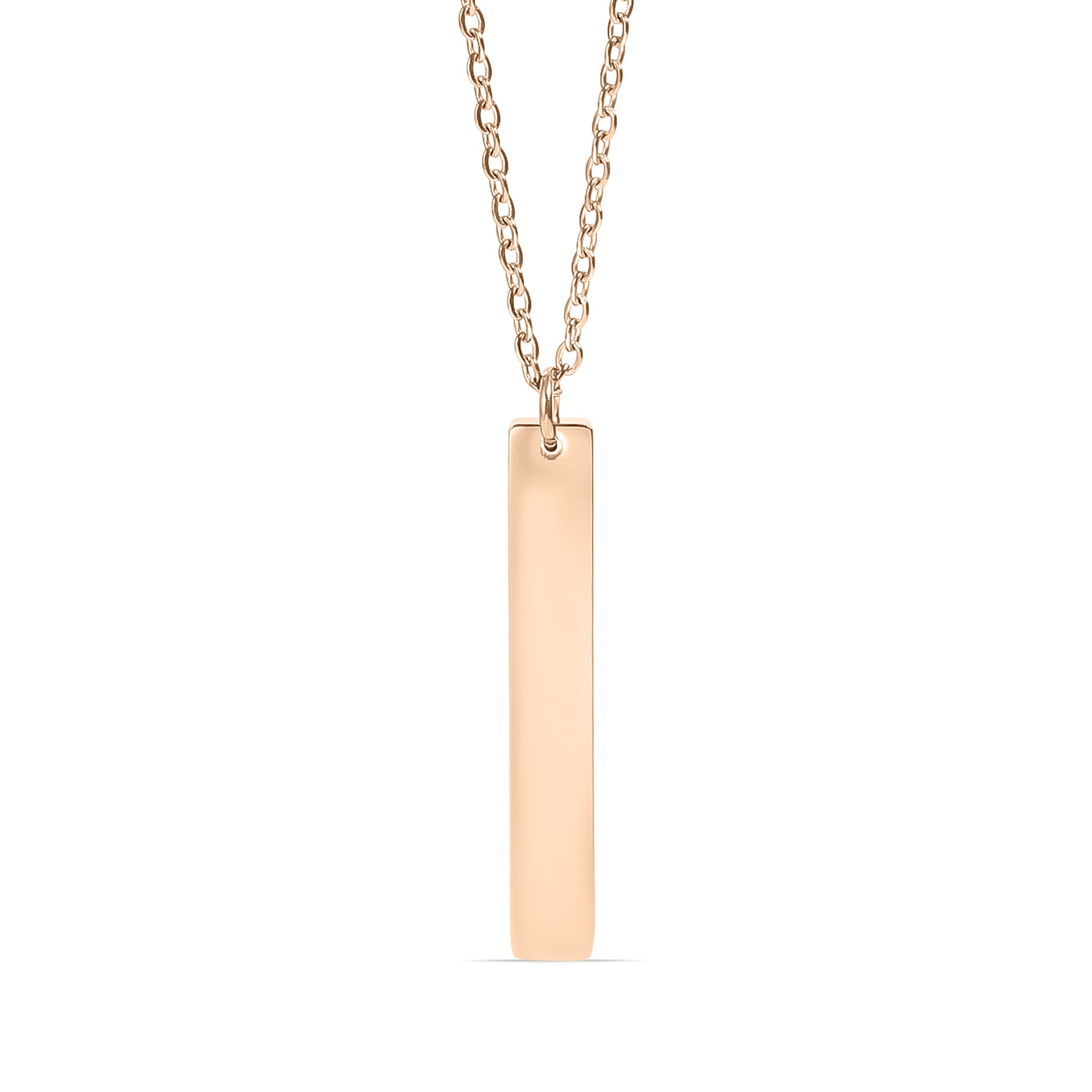 18K Gold PVD Stainless Steel Vertical Bar Necklace / SBB0299、mySite、dreamappss
