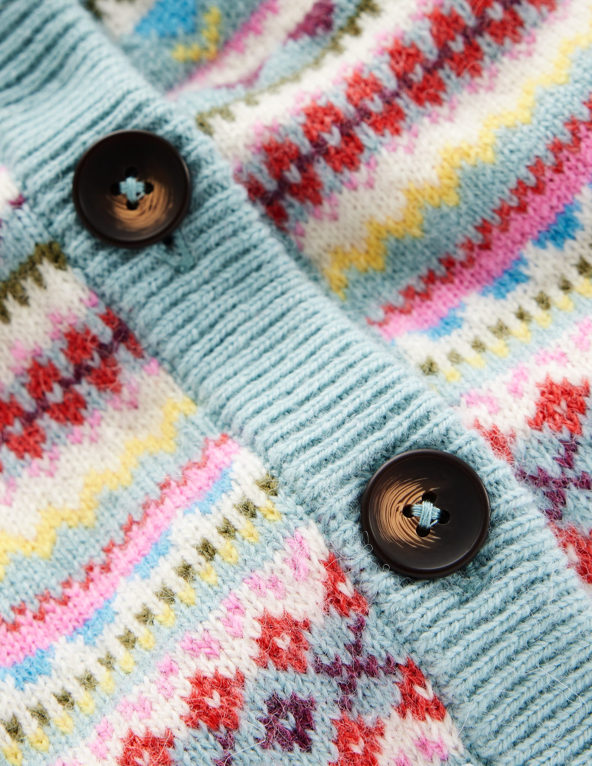  Edie Fair Isle Waistcoat-Blue, Heritage Fair Isle、mySite、ashleygrahame