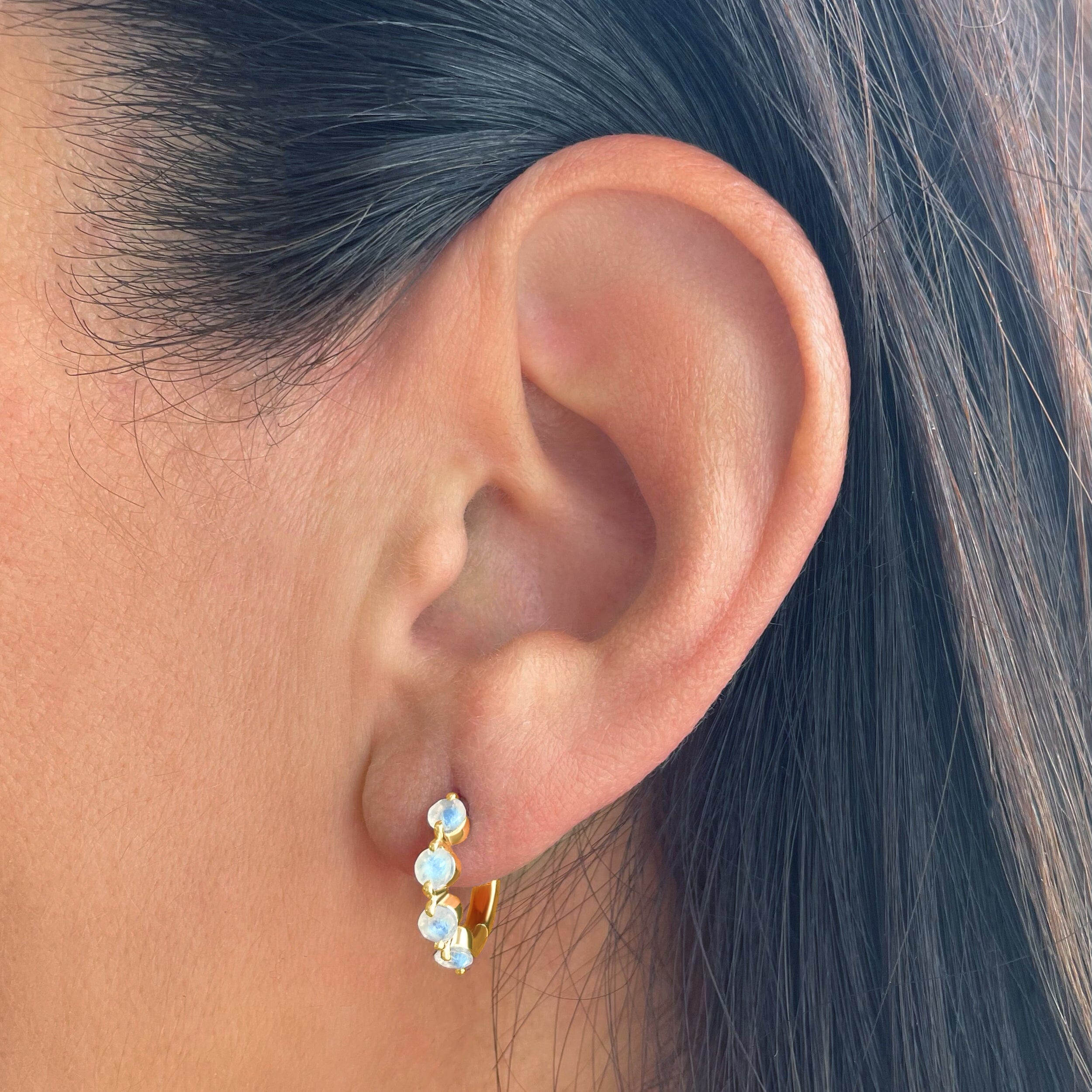 Moonstone Earrings - Equinox Hoops、mySite、hinf8tx79