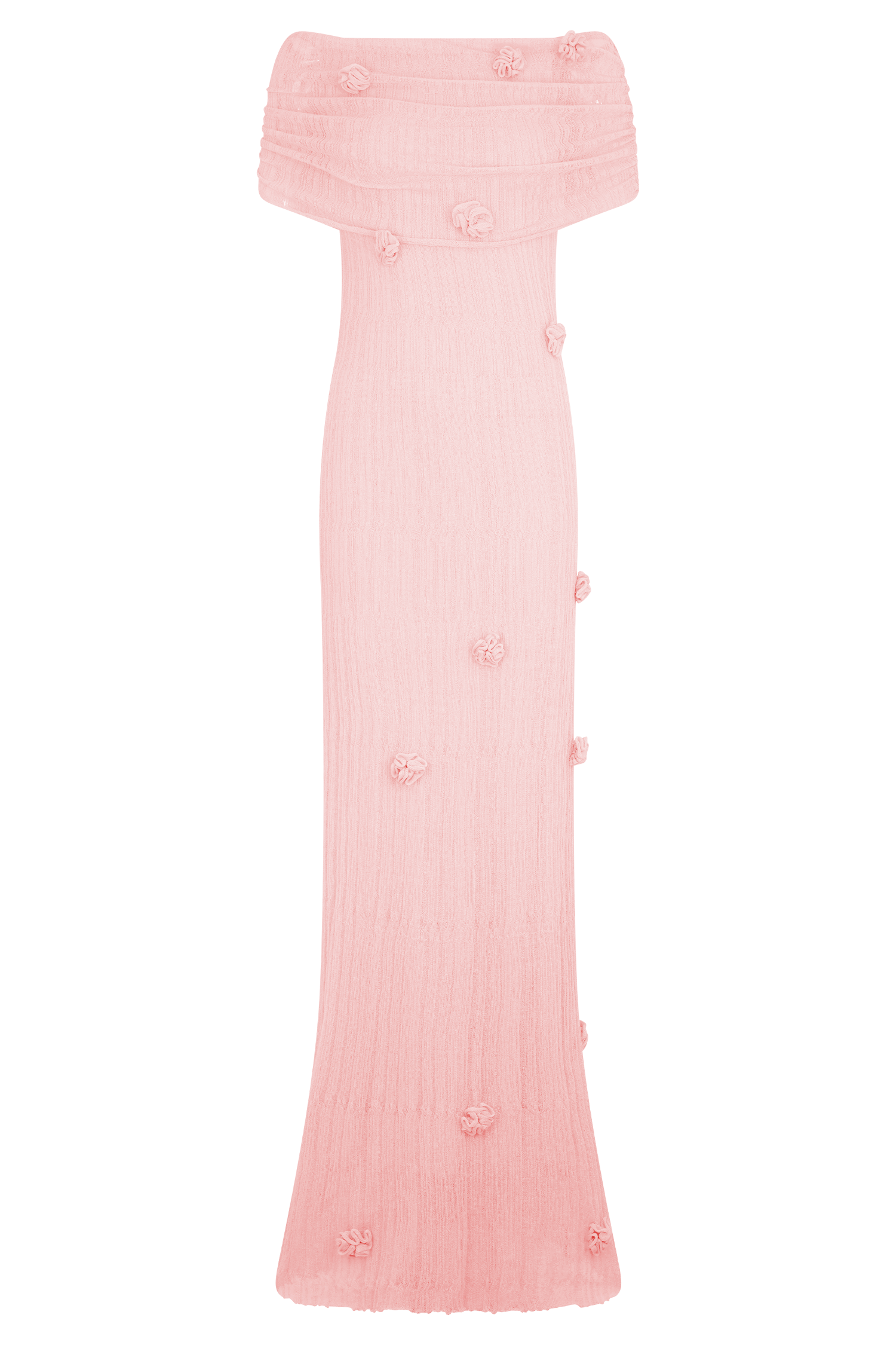 Brynn Orchid Knit Maxi Dress - Pastel Pink、mySite、solidvoid