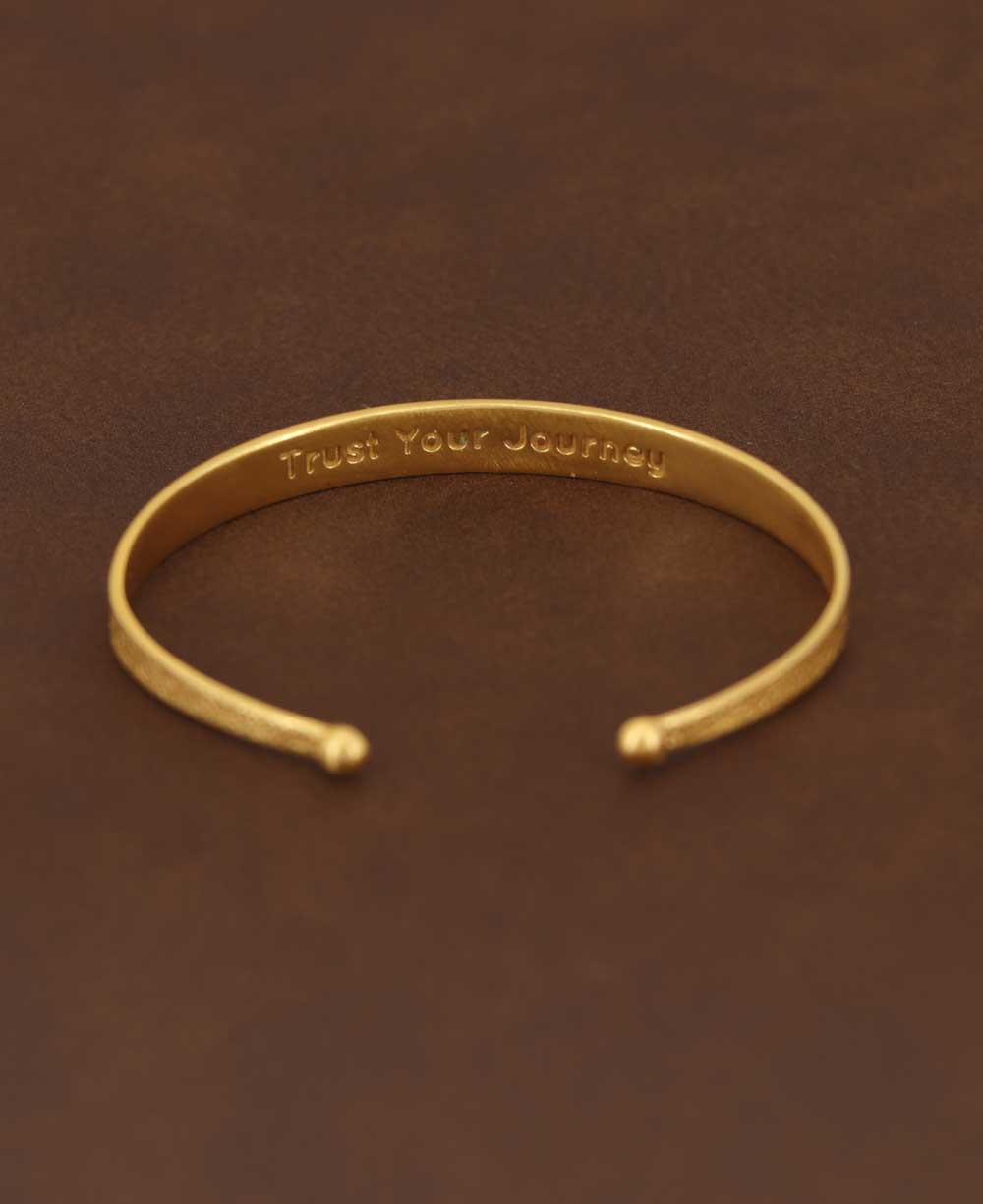 Moon Phase Trust Your Journey Gold Plated Adjustable Bracelet、mySite、topwebapps