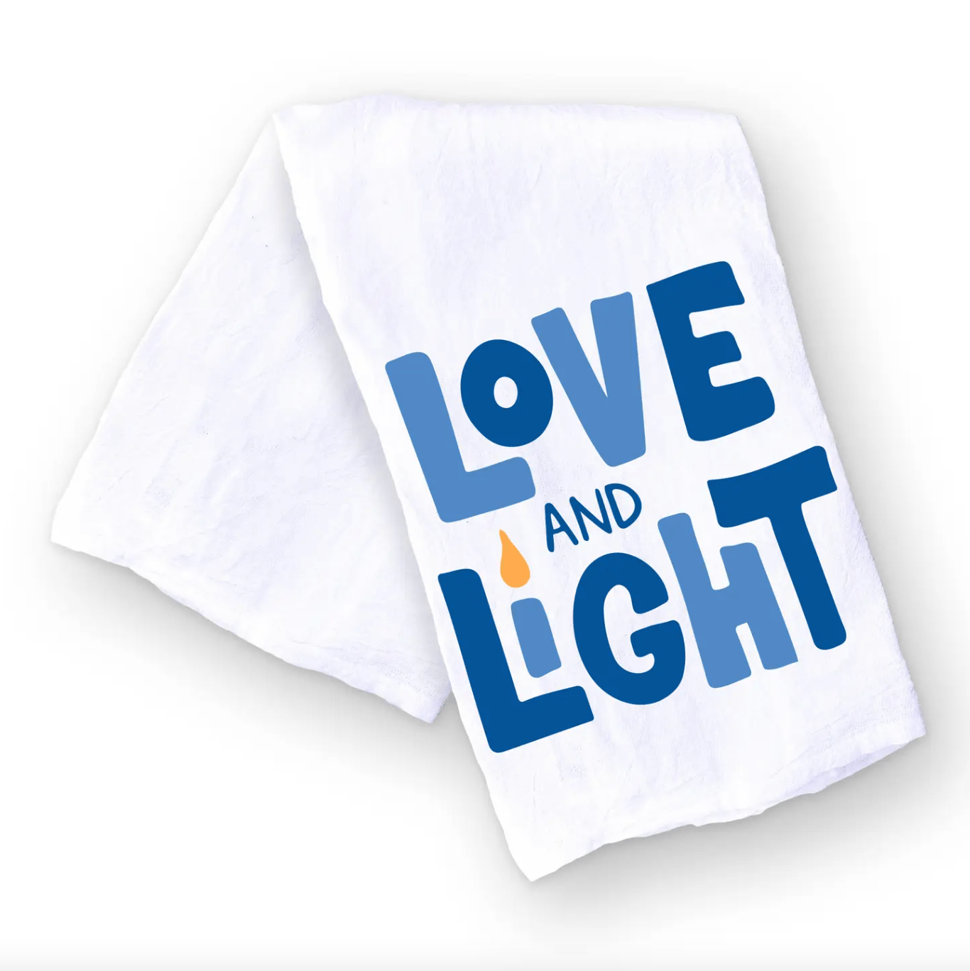 Love and Light Hanukkah Tea Towel、mySite、topwebapps