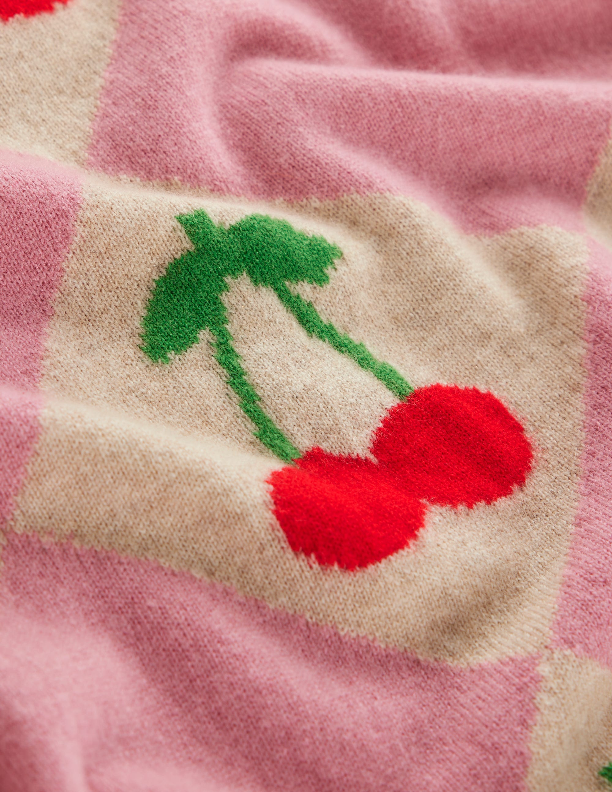  Lydia Cashmere Jumper-Pink, Cherry Argyle、mySite、ashleygrahame