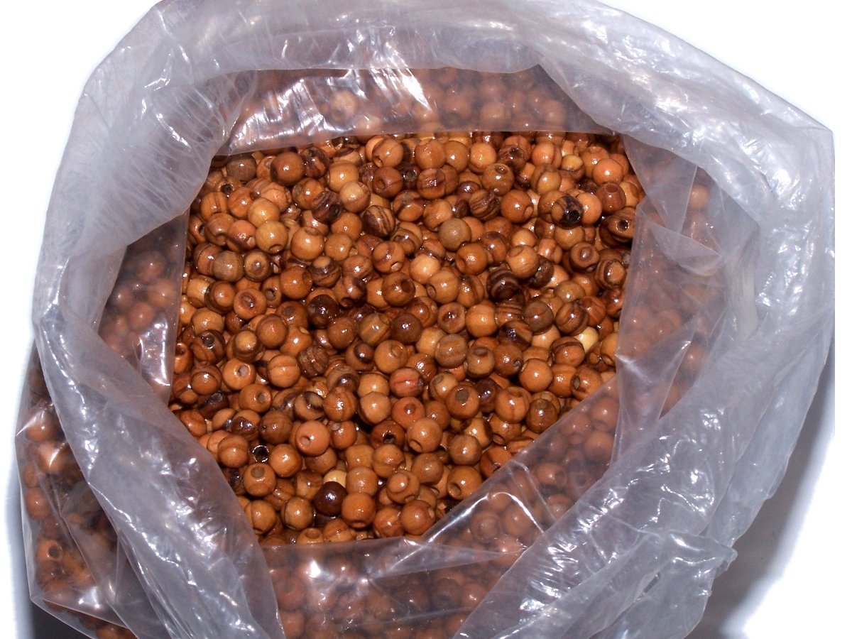  4mm Olive Wood Beads (500 Beads) - Bethlehem Olive Wood、mySite、elrpsem3k