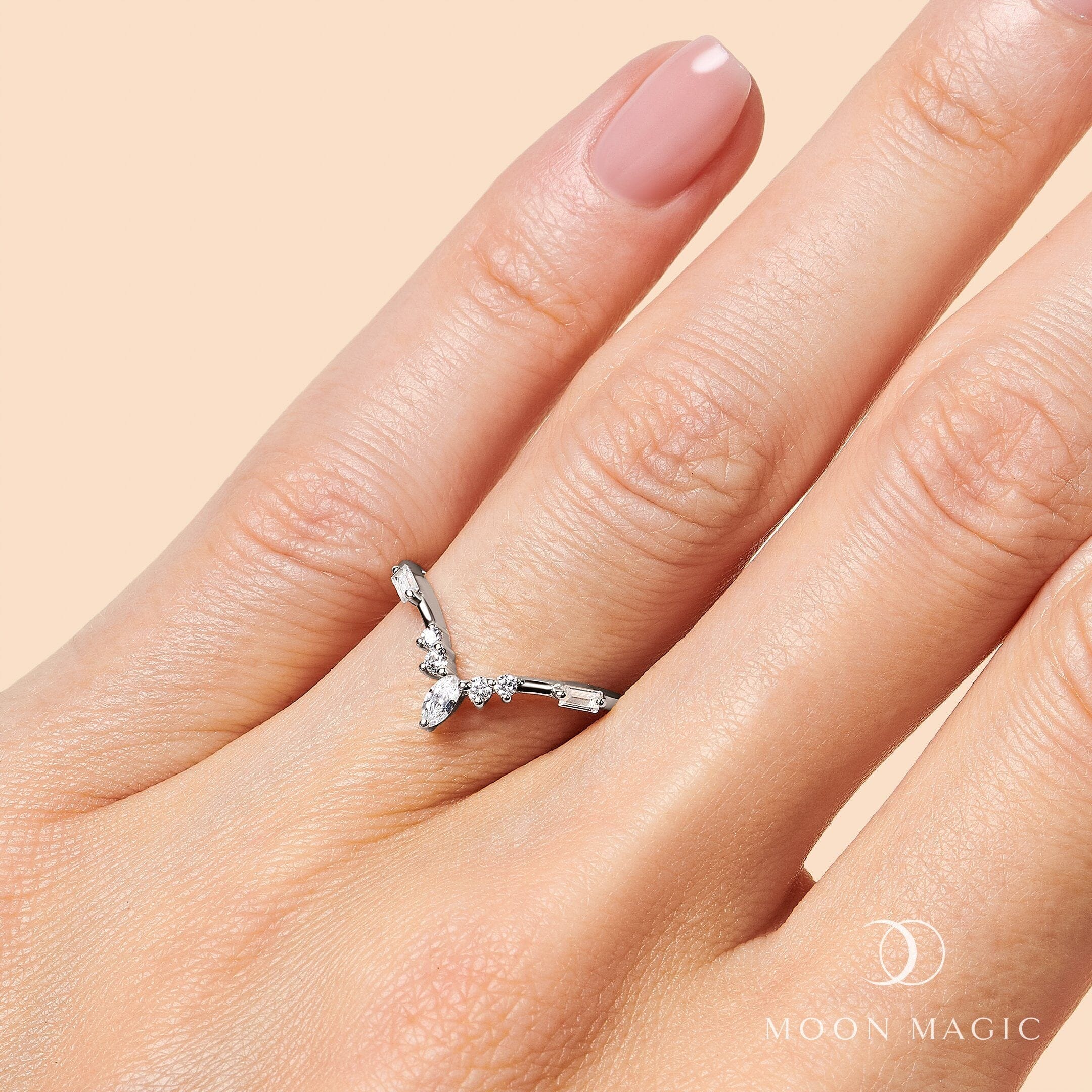White Zircon Ring - Diadème Band、mySite、hinf8tx79