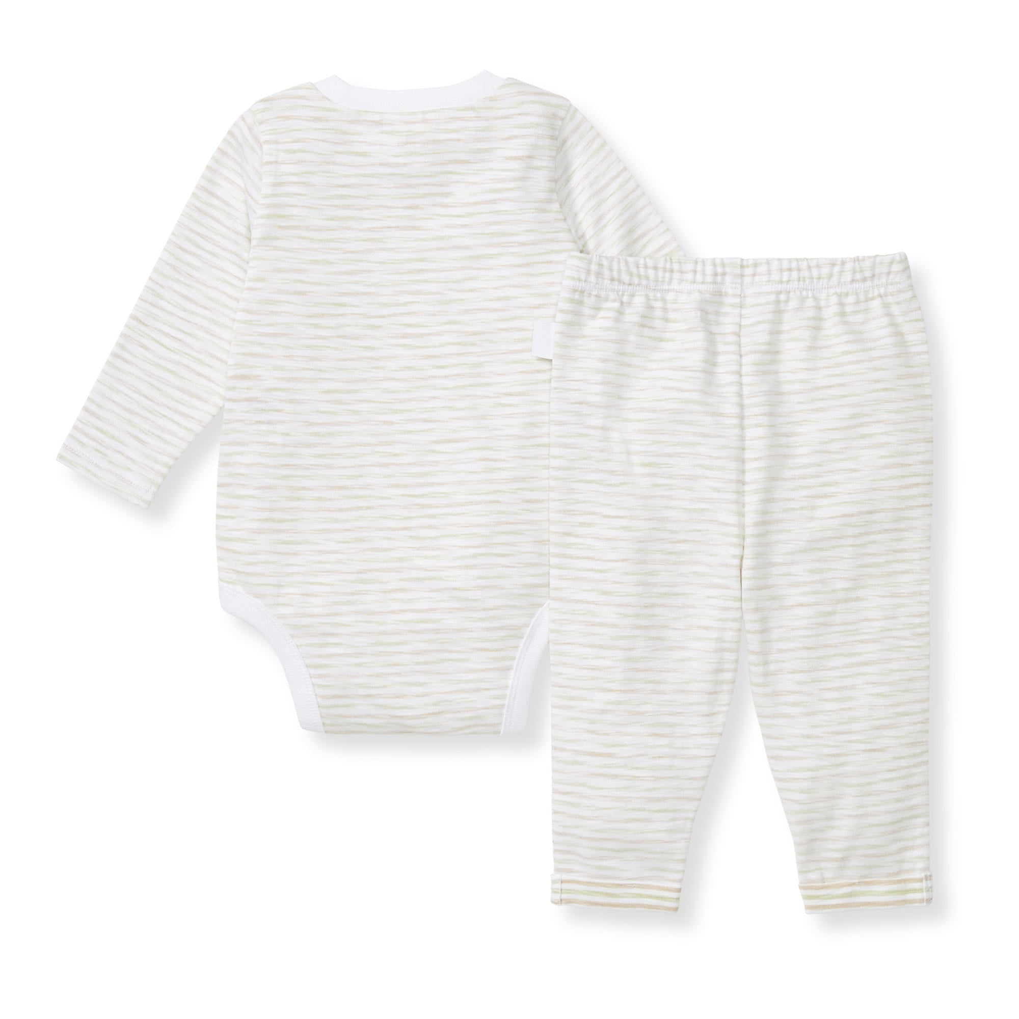  Slub Stripe Baby Neutral Bodysuit Set、mySite、layawaytickets