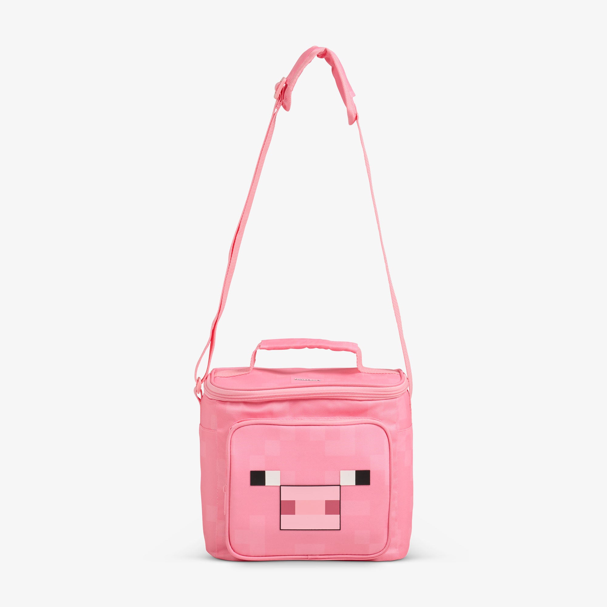Minecraft Pig Square Lunch Cooler Bag、mySite、noshort