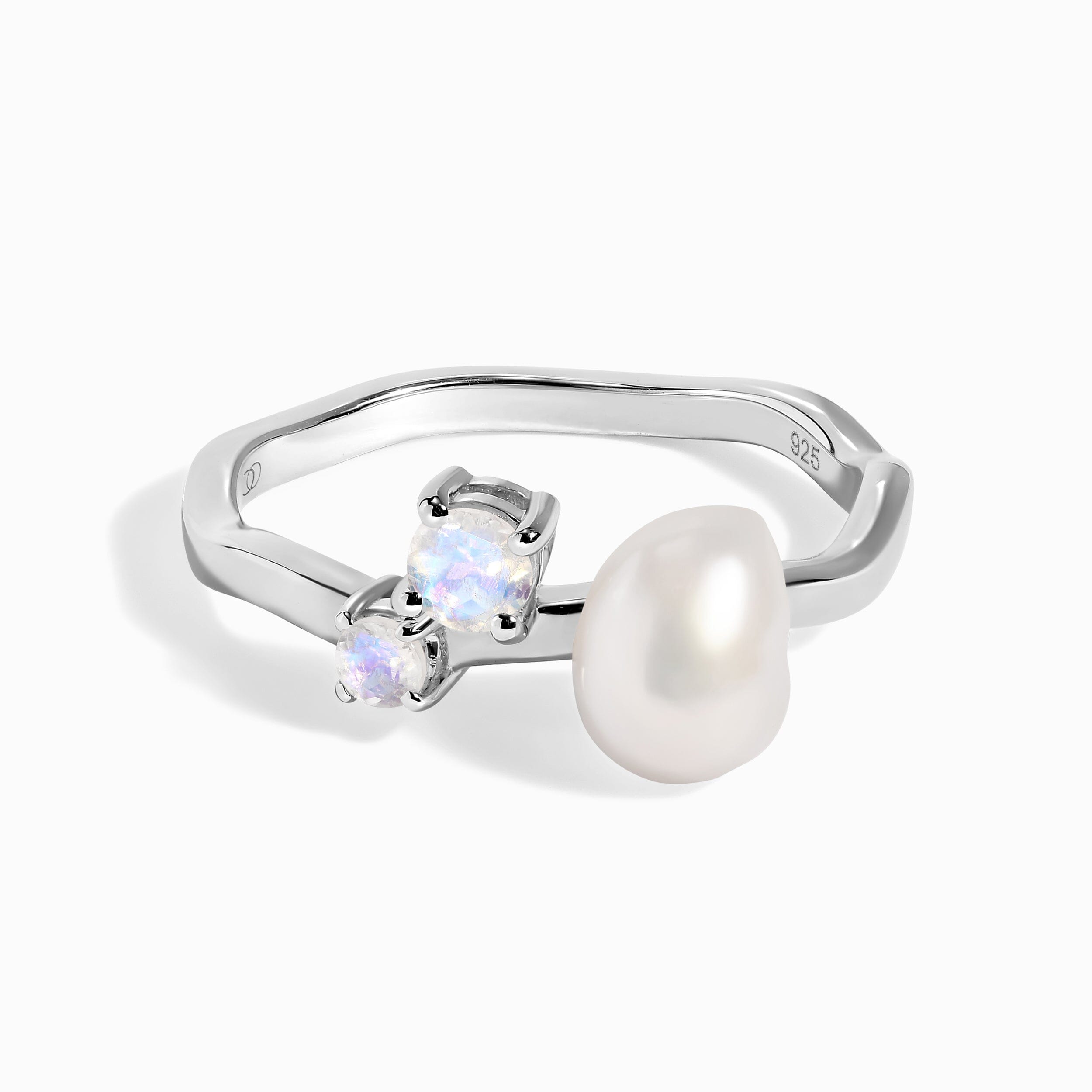 Pearl Moonstone Ring - Aelora、mySite、hinf8tx79