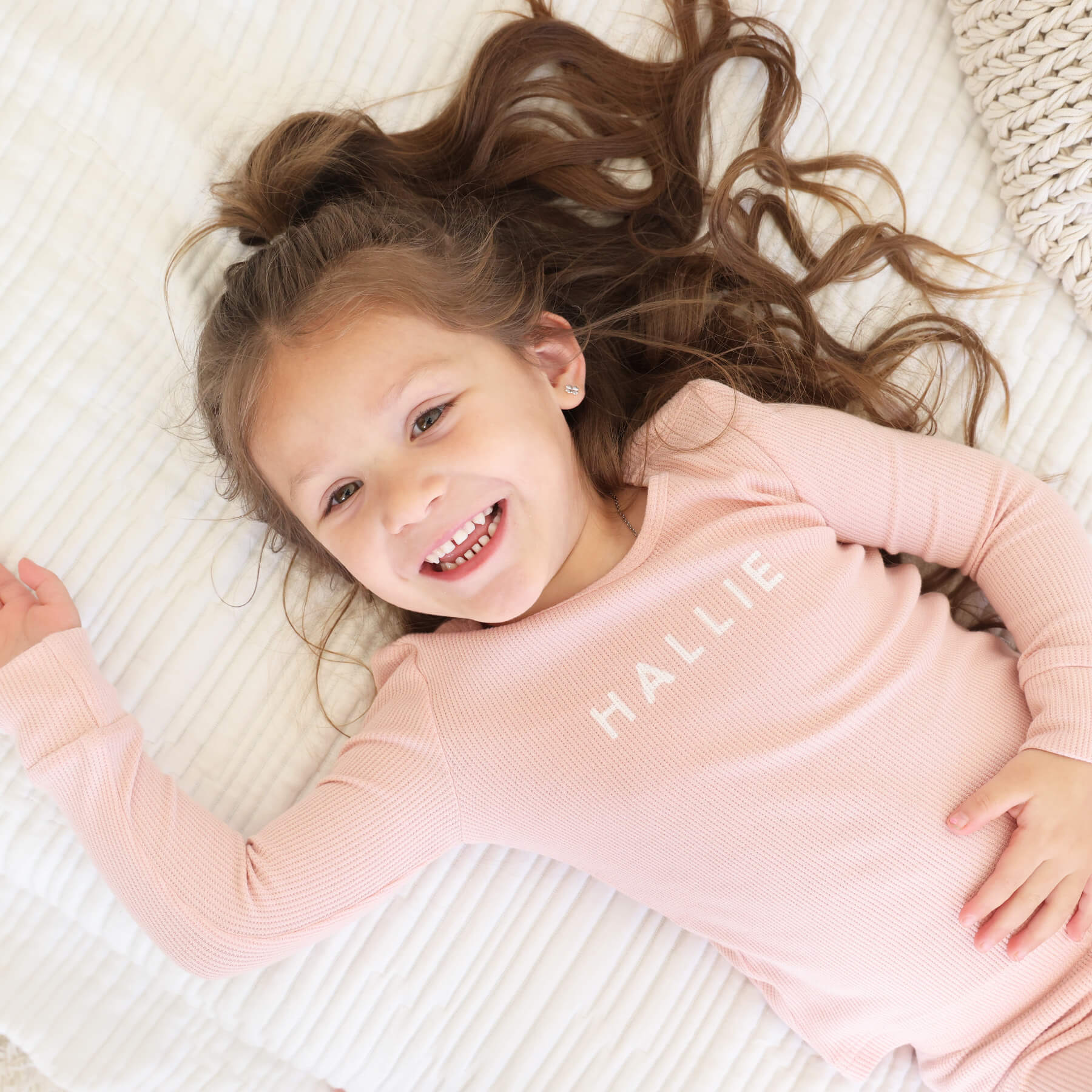  Bamboo Waffle Personalized Two Piece Pajama Sets、mySite、layawaytickets