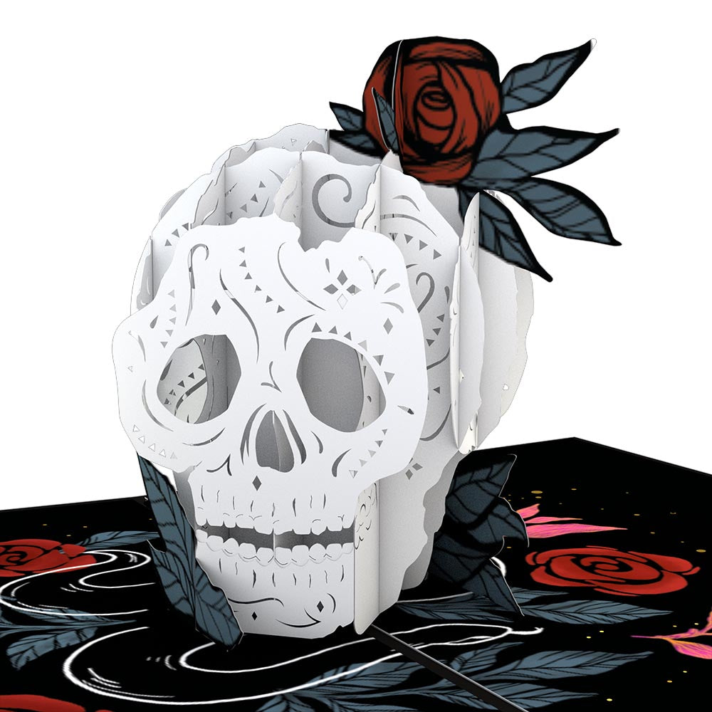 Rose Skull Pop-Up Card、mySite、solidvoid
