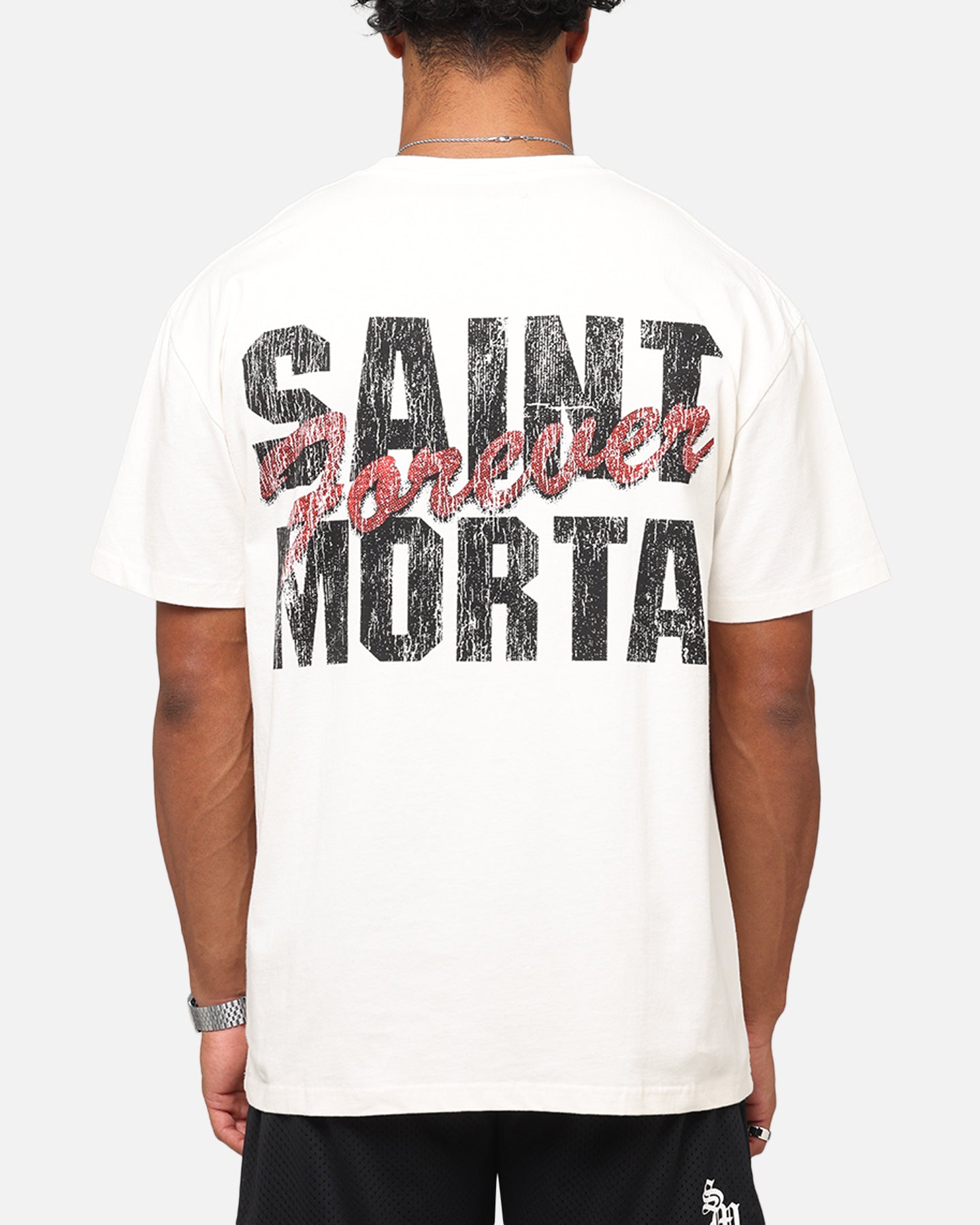 Saint Morta Forever Boxy T-Shirt Off White、mySite、zt4zffjzw