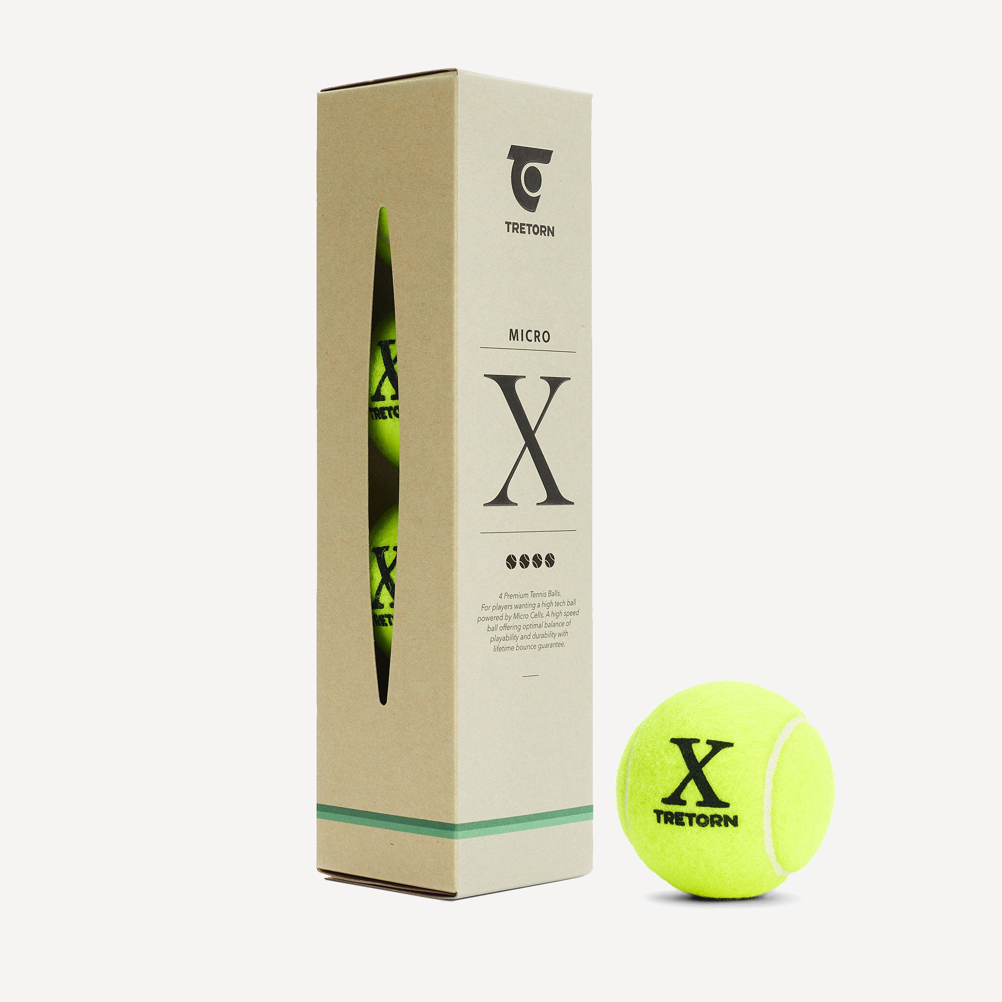 TRETORN MICRO X 4 Tennis Balls、mySite、neckold